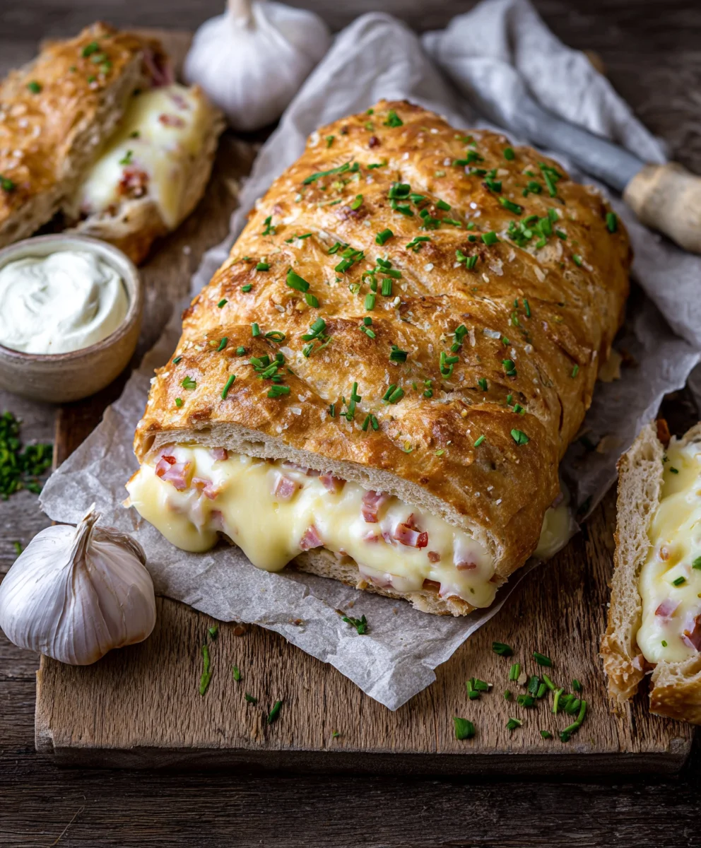 Herzhaftes Handbrot mit Rindfleisch & Käse