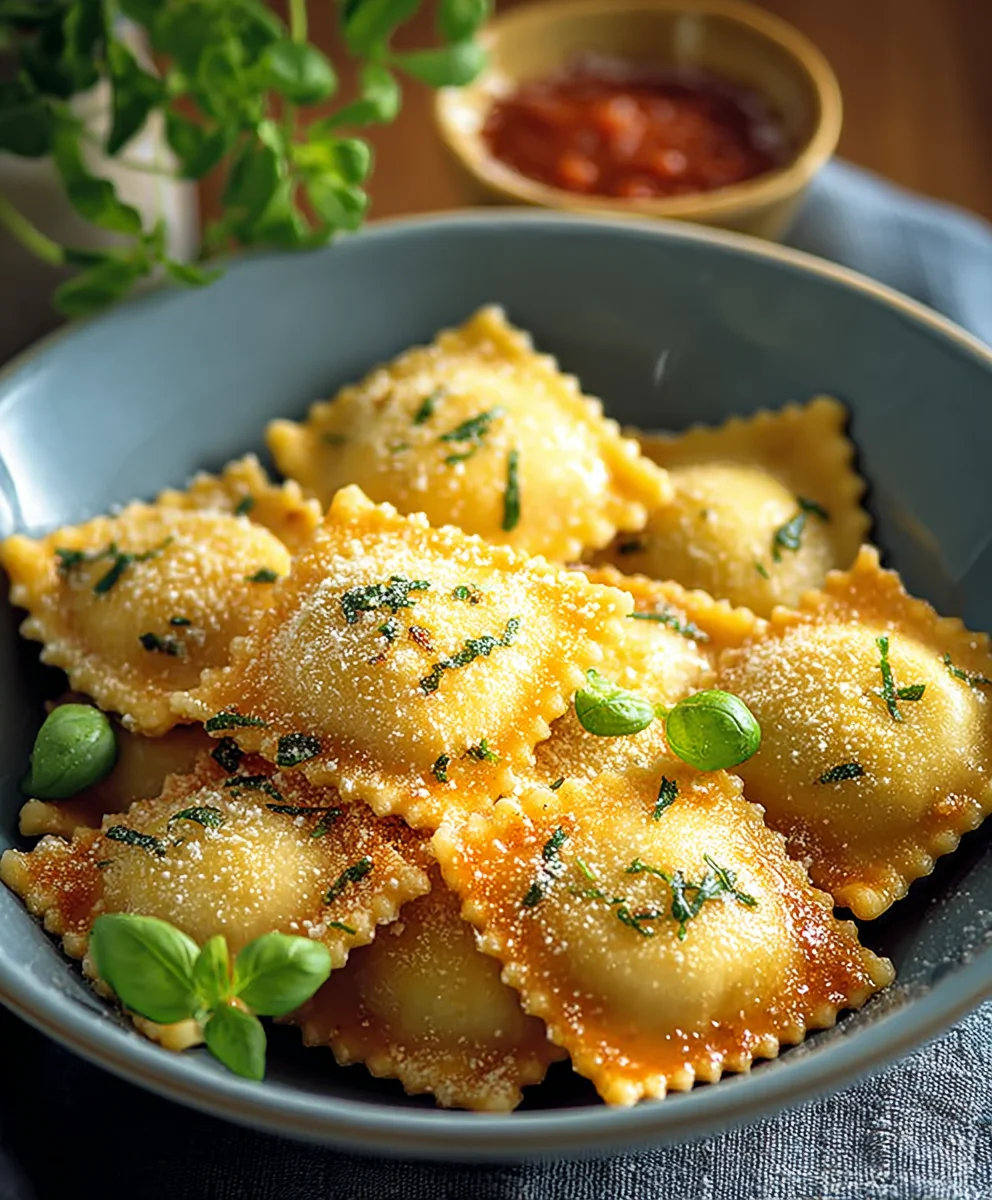 Heißluftfritteuse Ravioli: Einfaches & Schnelles Rezept