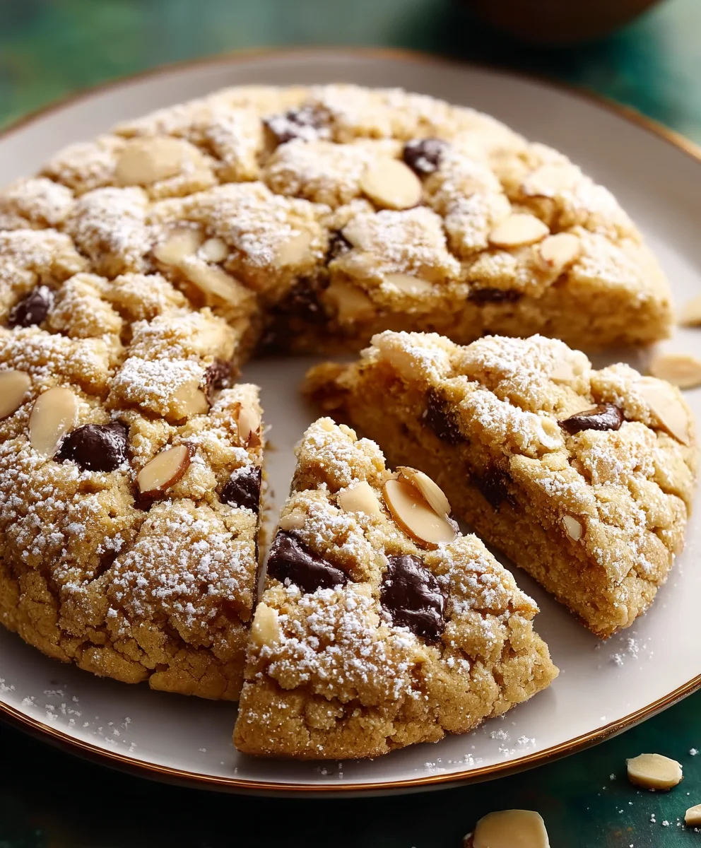 Knusprige Riesen Mandel Cookies: Groß, lecker & einfach!