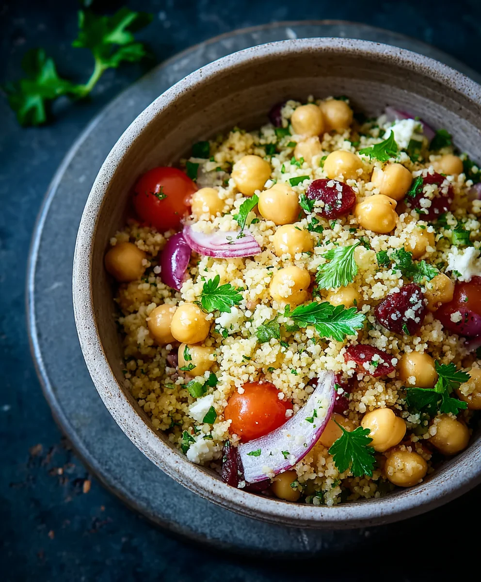 Couscous-Salat Kichererbsen: Blitzschnell & Lecker