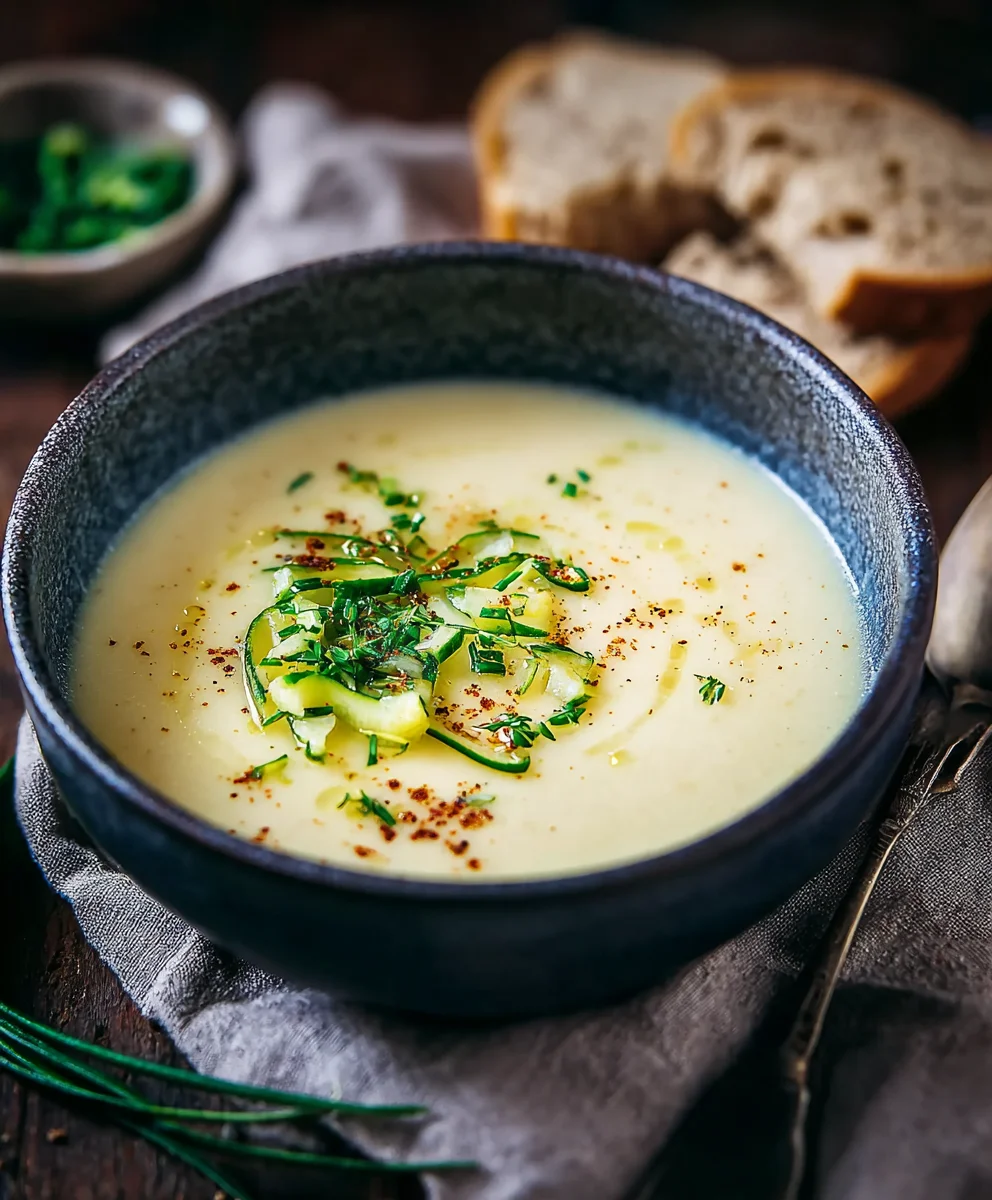 Einfache Kartoffelcremesuppe mit Gemüse | Schnell & Lecker