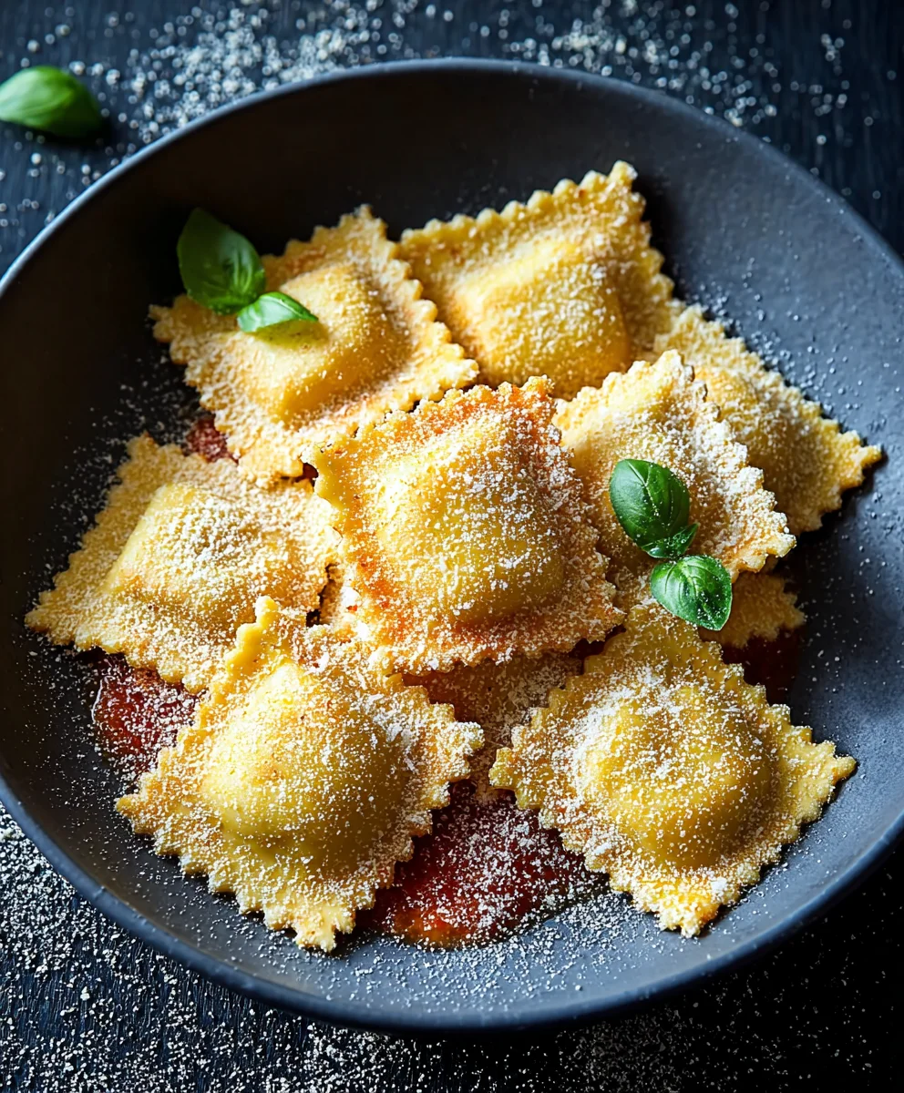 Heißluftfritteuse Ravioli: Einfaches & Schnelles Rezept