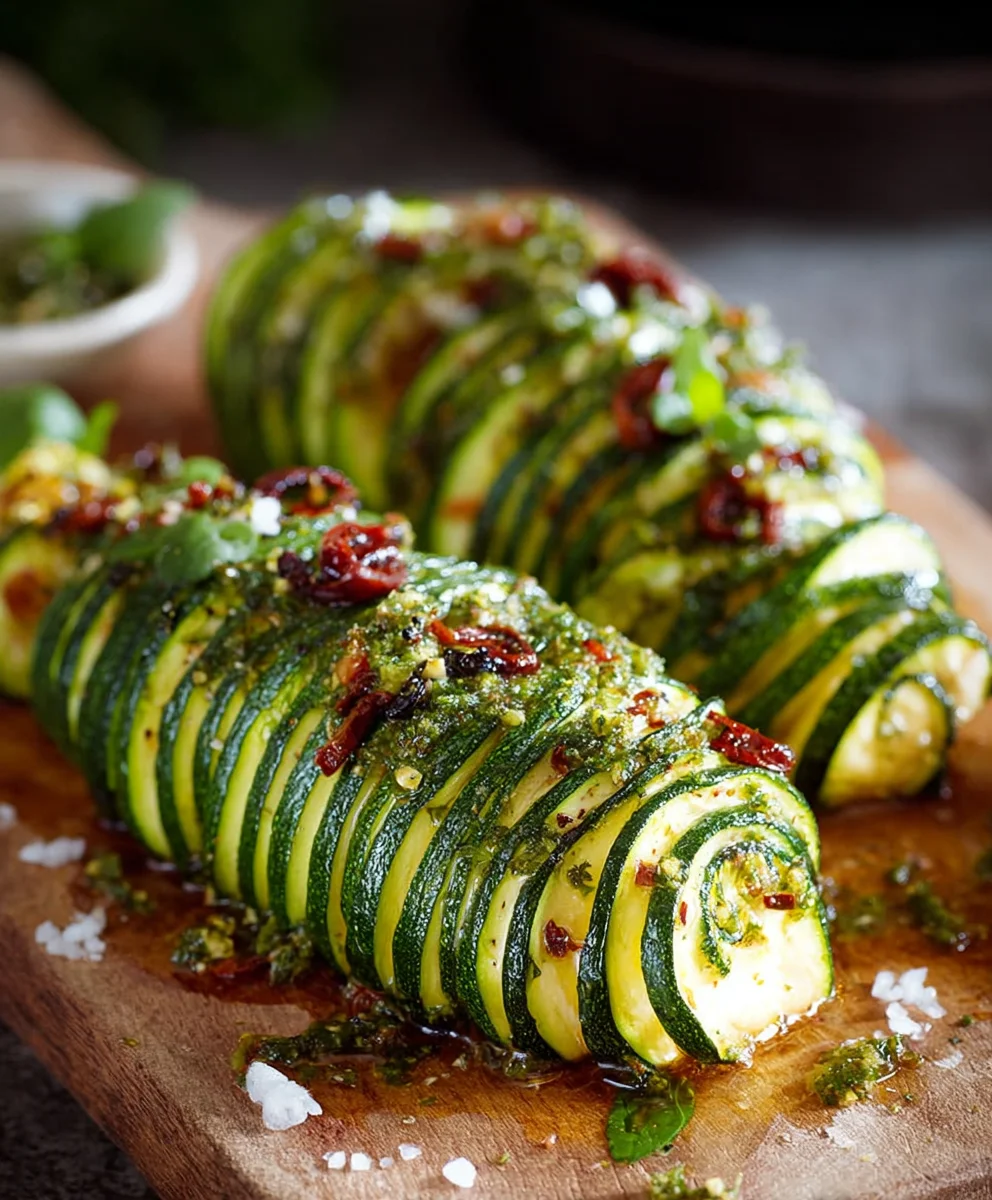 Hasselback Zucchini: Zweierlei Genuss, Einfach & Lecker