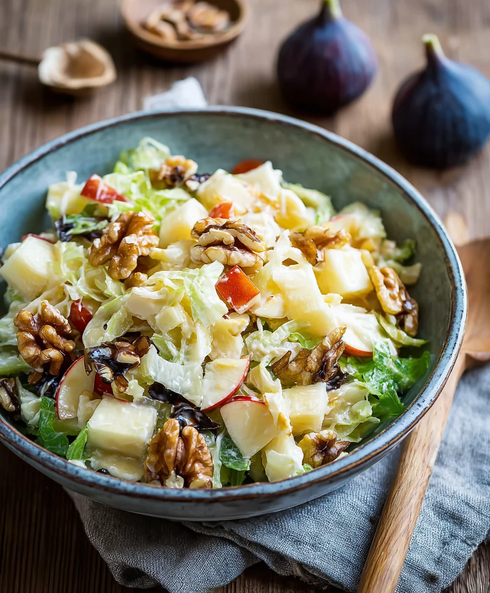 Der beste Waldorfsalat: Rezept wie früher – fruchtig & cremig.