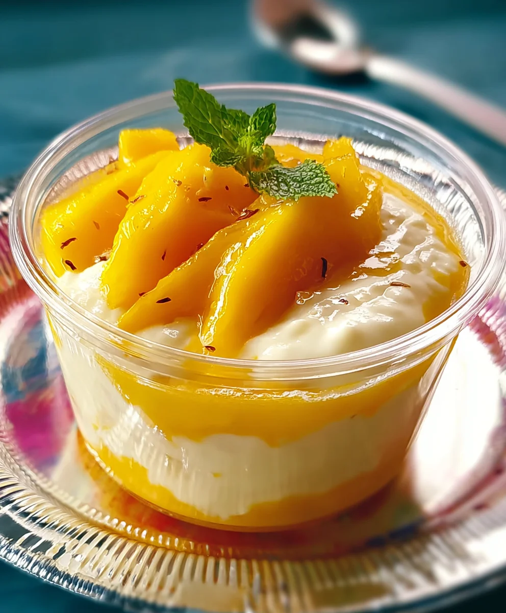 Erfrischendes Mango-Ananas Dessert – Fruchtig Leicht