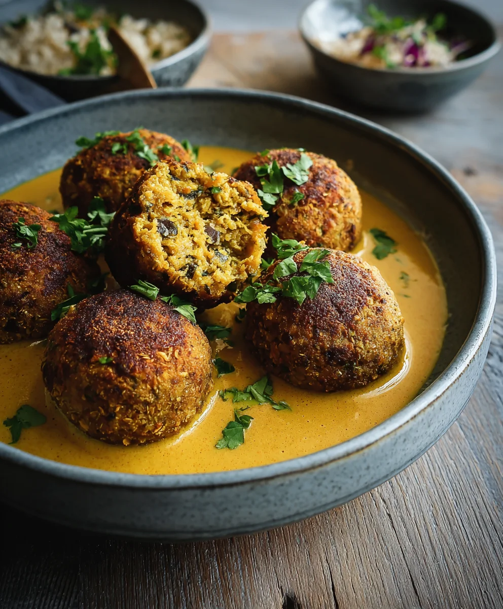 Vegane Linsenknödel: Einfaches Curry-Rezept