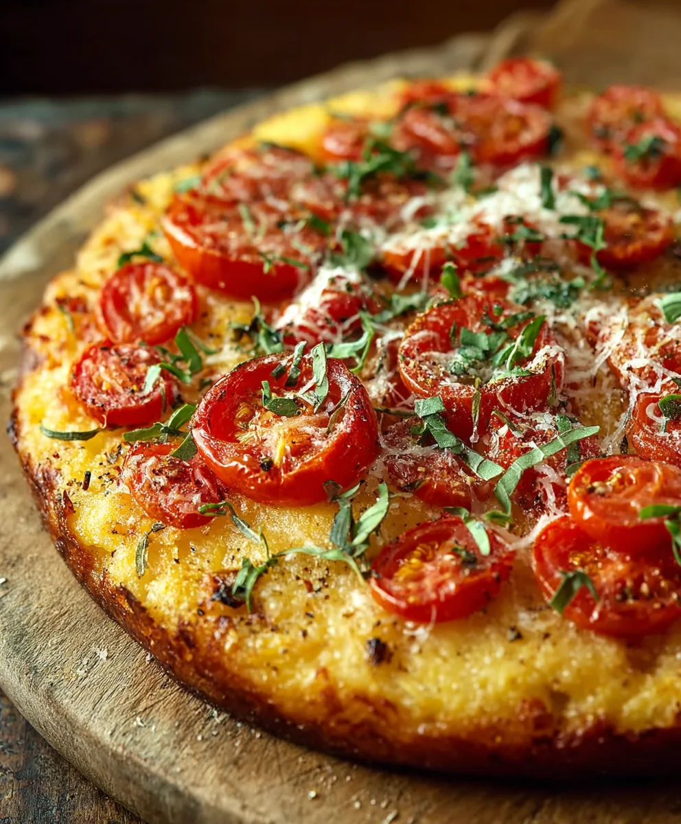 Maispizza: Tomate, Käse, Kräuter – Einfach lecker!
