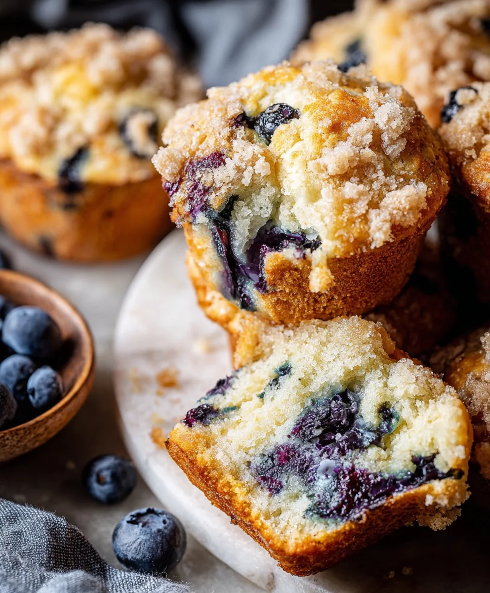 Super saftige Blaubeermuffins – wie vom Bäcker!