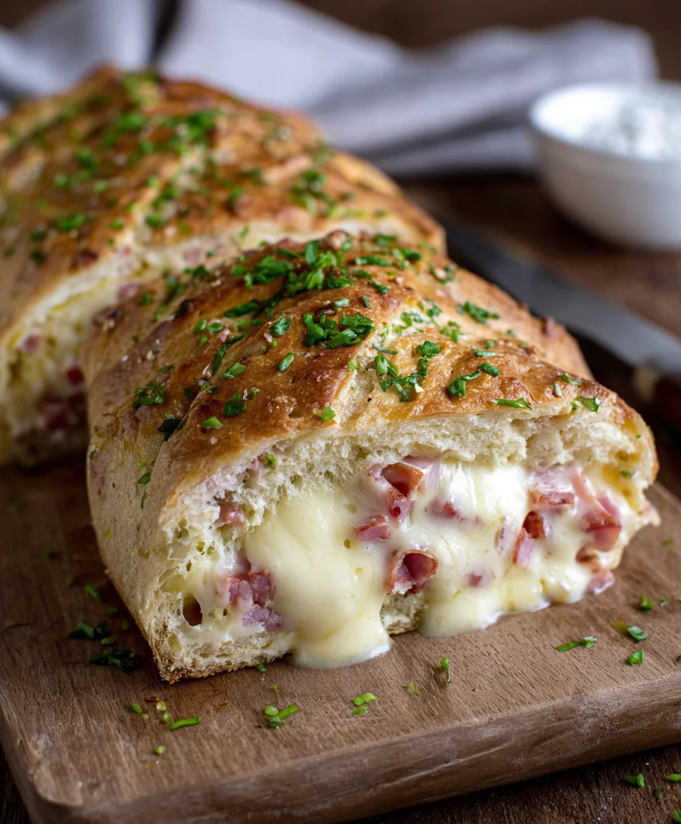 Herzhaftes Handbrot mit Rindfleisch & Käse - Einfach lecker!