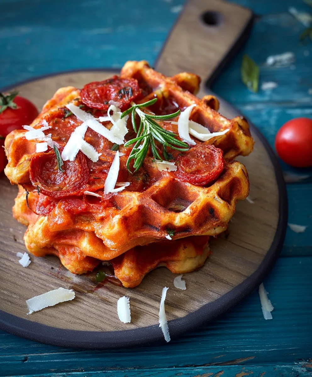Schnelle Pizzawaffeln: Einfaches & Leckeres Rezept