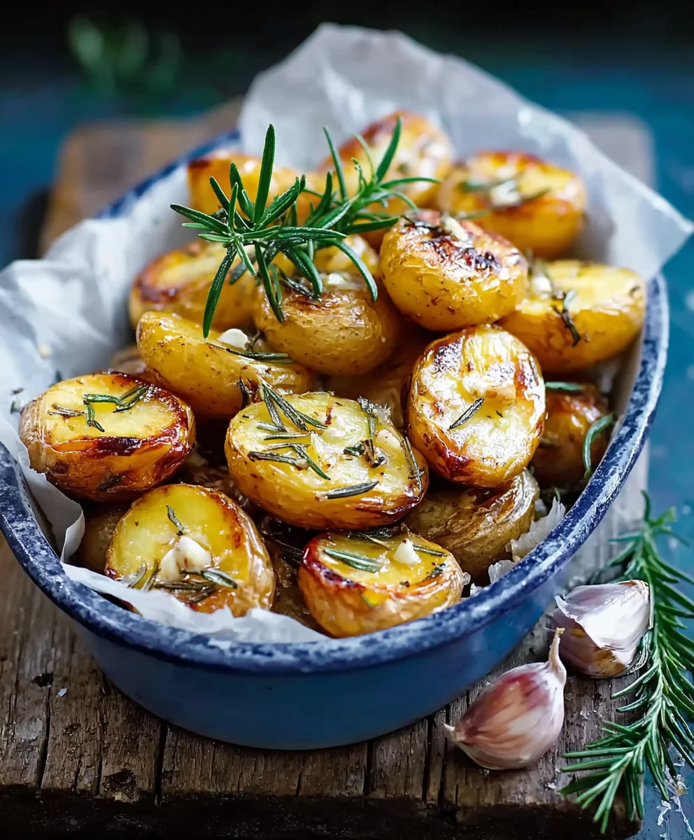 Aromatische Rosmarin-Knoblauch Ofenkartoffeln – Perfekt Beilage!