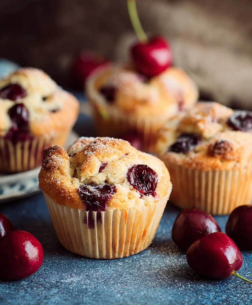 Kirschmuffins schnell & saftig: Genuss ohne Alkohol!