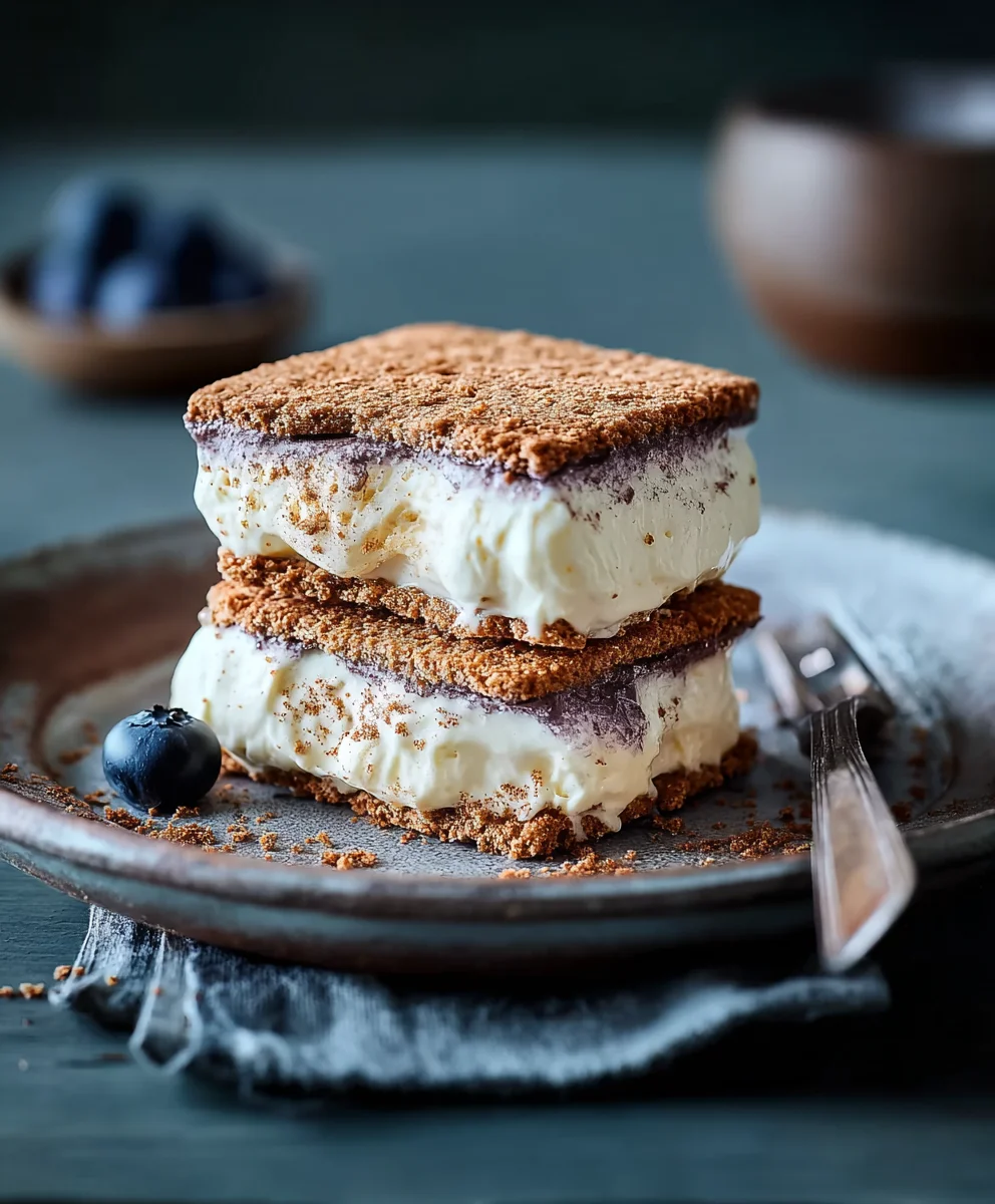 Blaunon-alkoholfreies Bier Eis-Sandwich: Haferkeks-Genuss