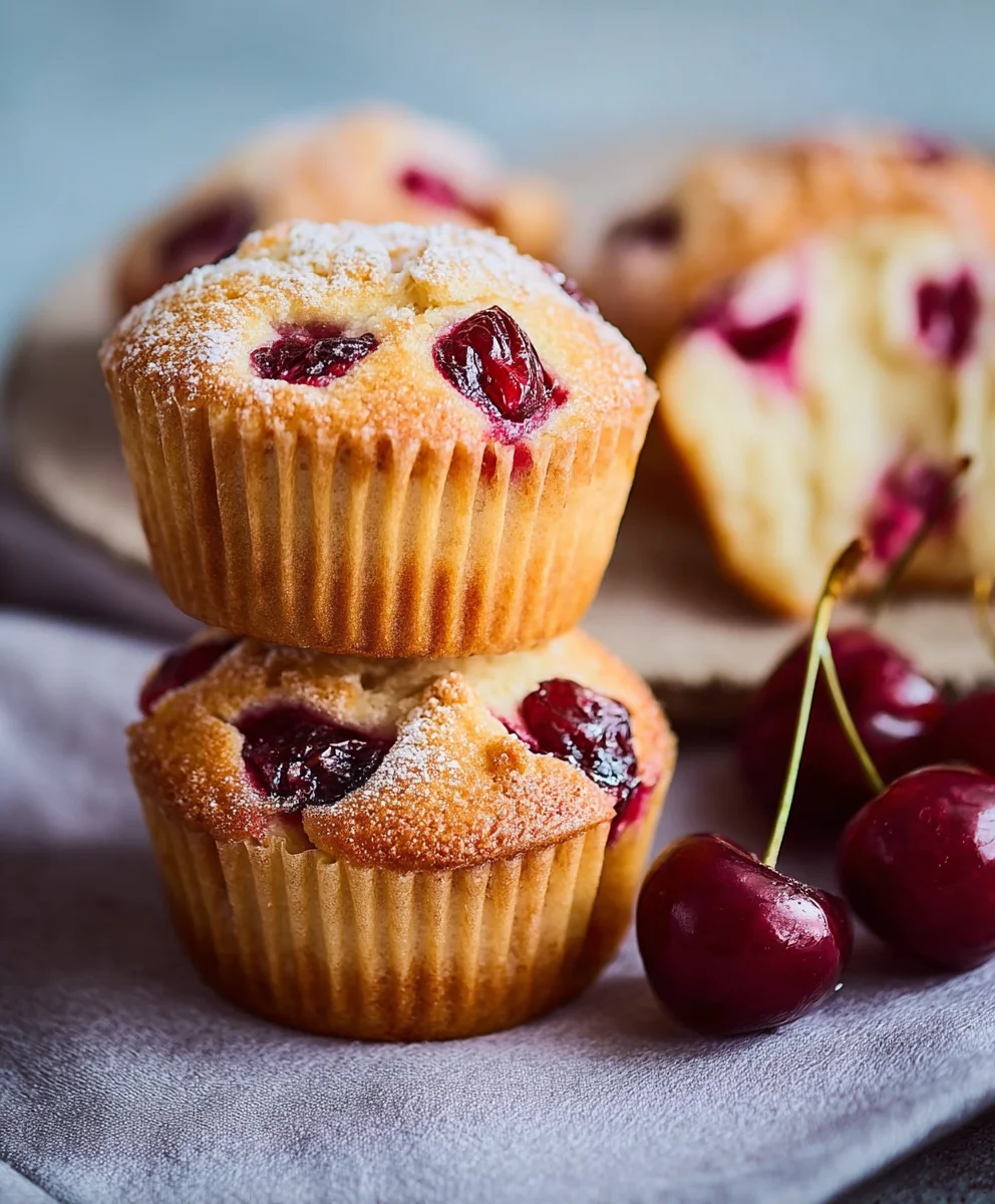 Kirschmuffins schnell & saftig: Genuss ohne Alkohol!