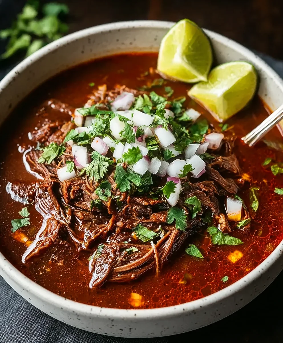 Deftige Rindfleisch-Birria: Authentisch & köstlich