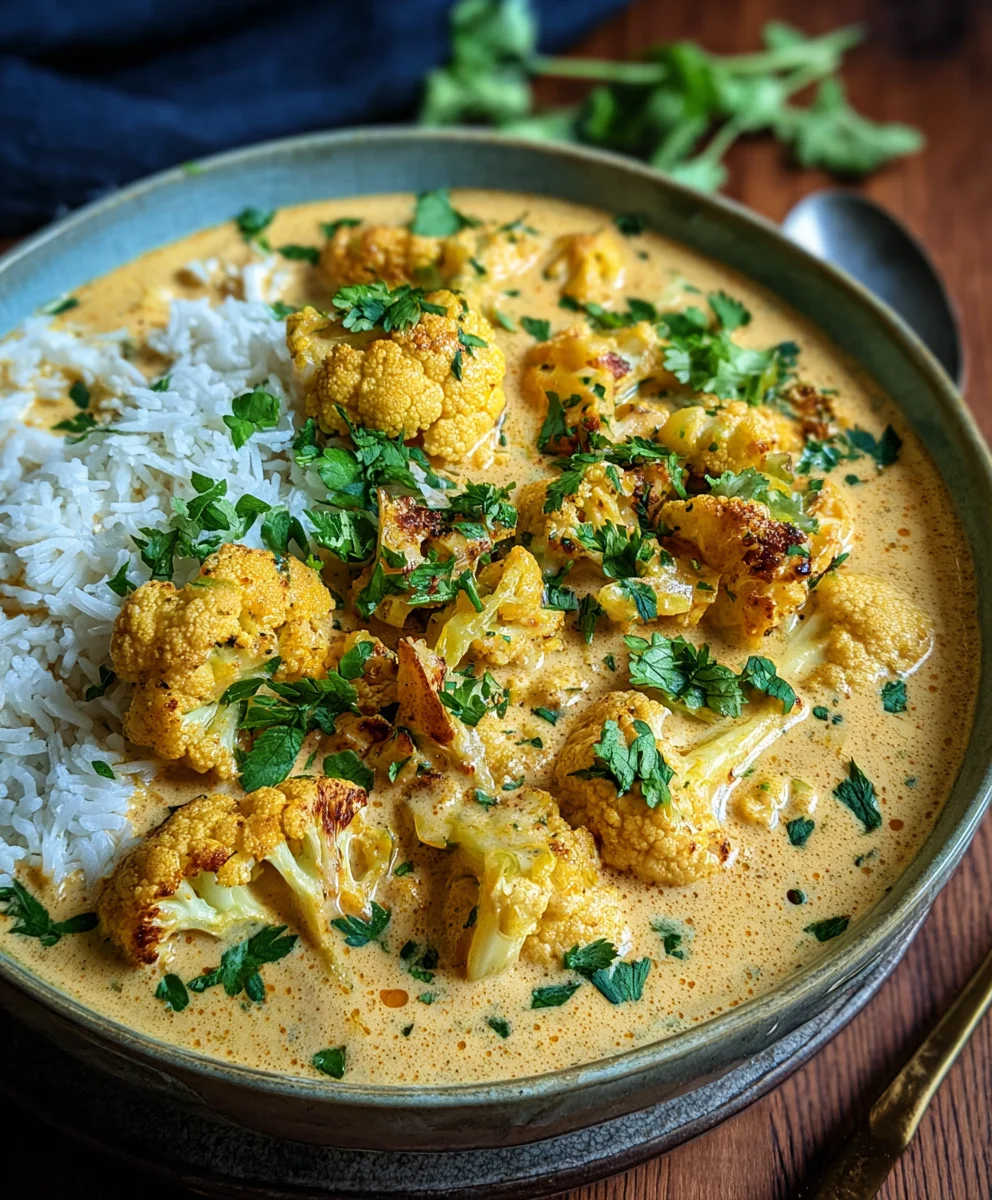 Cremiges Blumenkohl-Curry: Vegetarisch & aus dem Ofen