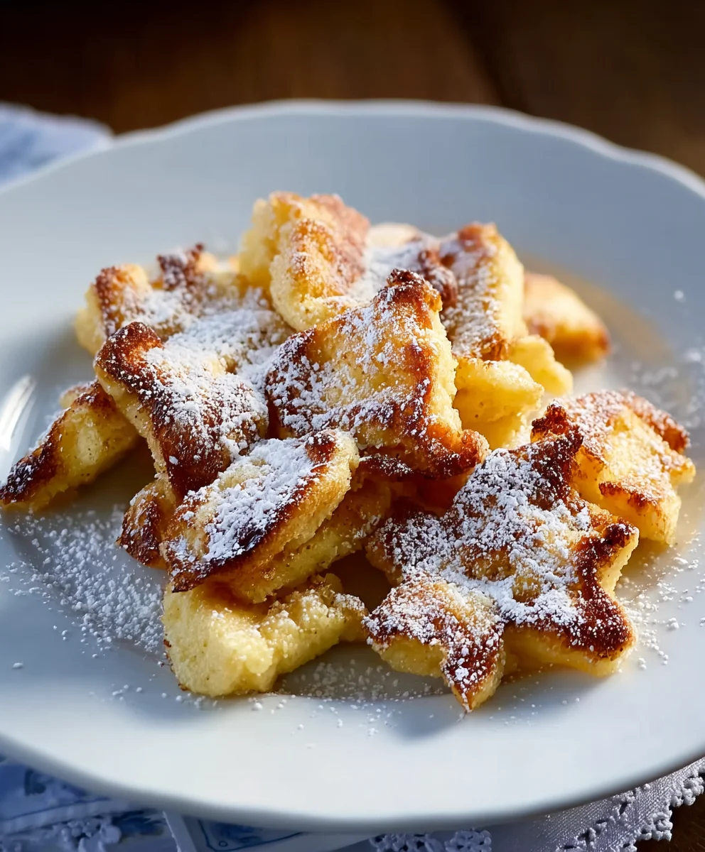 Fluffiger Kaiserschmarrn: Zucker Vanille Genuss