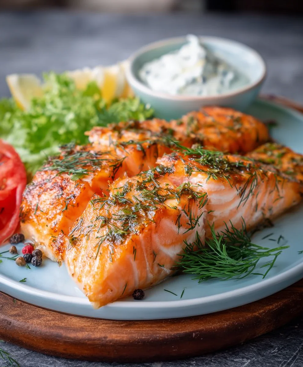 Heißluftfritteuse Lachs: Saftig & Schnell!