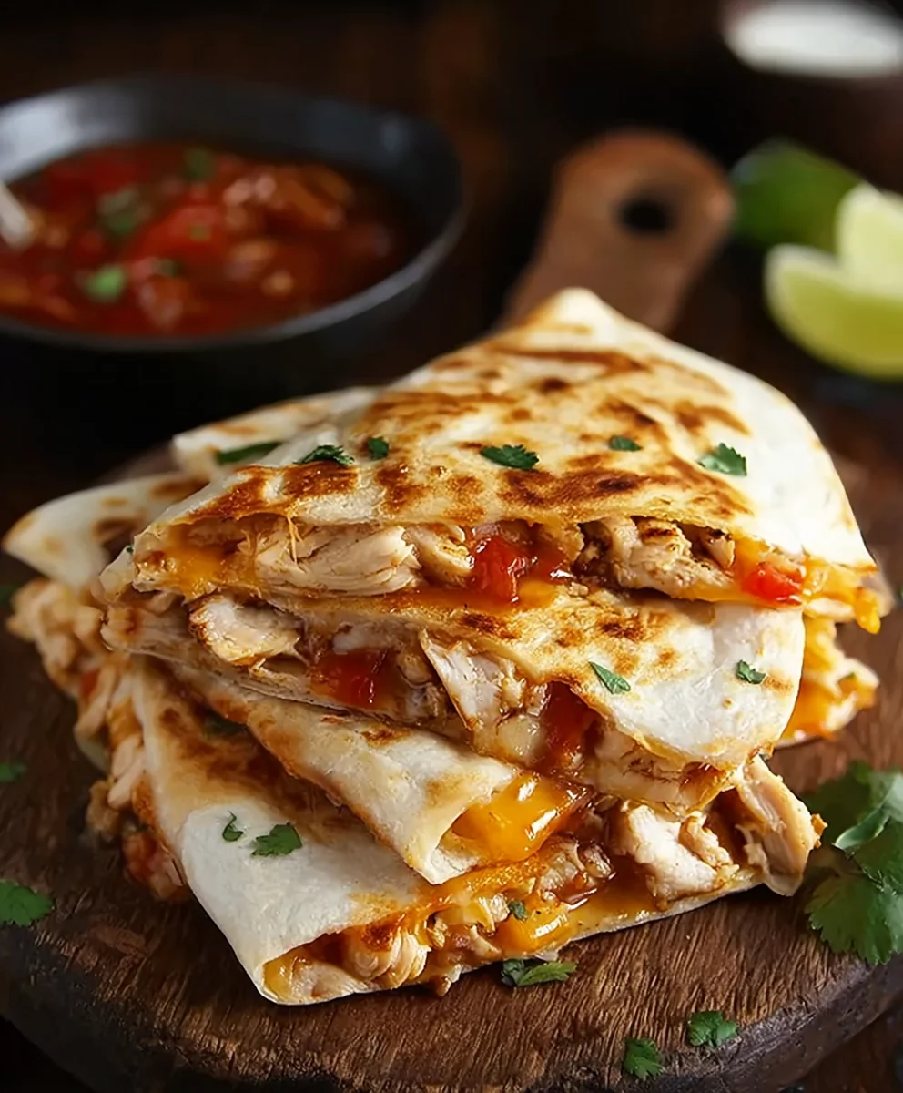 Hähnchen Quesadillas: Einfach & Lecker!