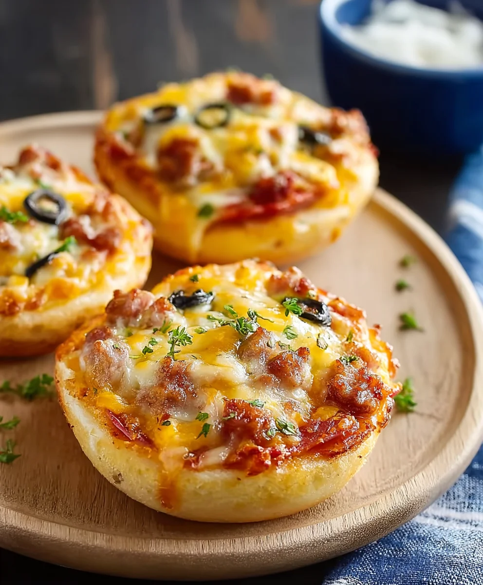 Frühstücks-Muffin Pizza: Schnell & Lecker