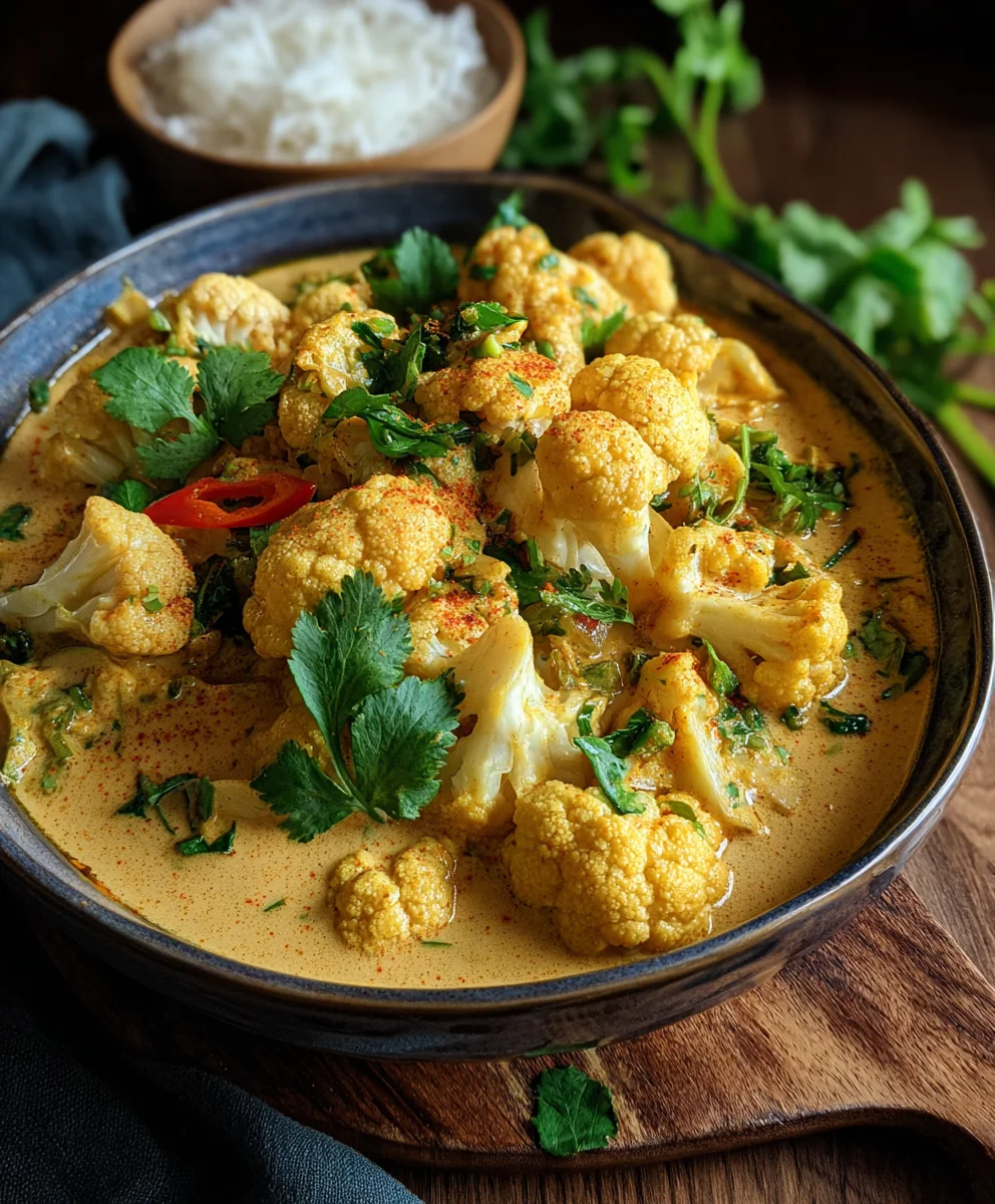 Cremiges Blumenkohl-Curry: Einfaches Veggie-Ofenrezept