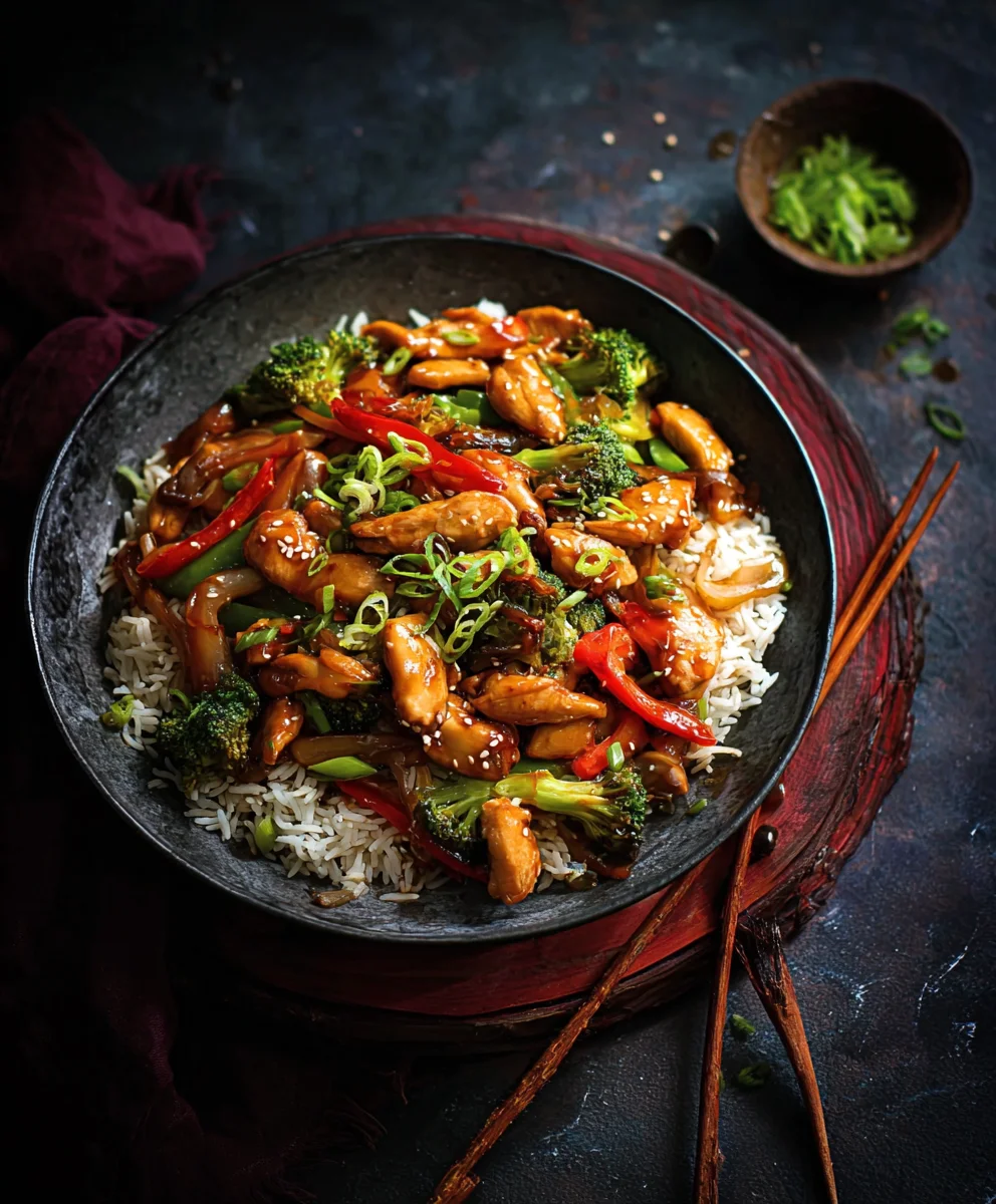 Chinesische Rinderpfanne mit Reis – Einfach & Lecker