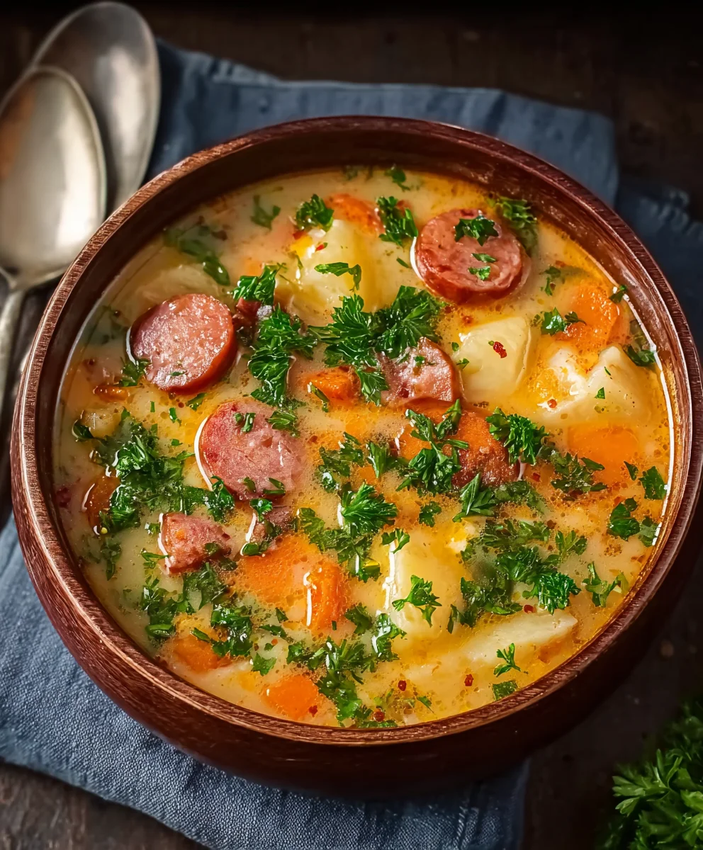 Herzhafte Rinder-Kielbasa-Suppe: Einfach & Lecker!