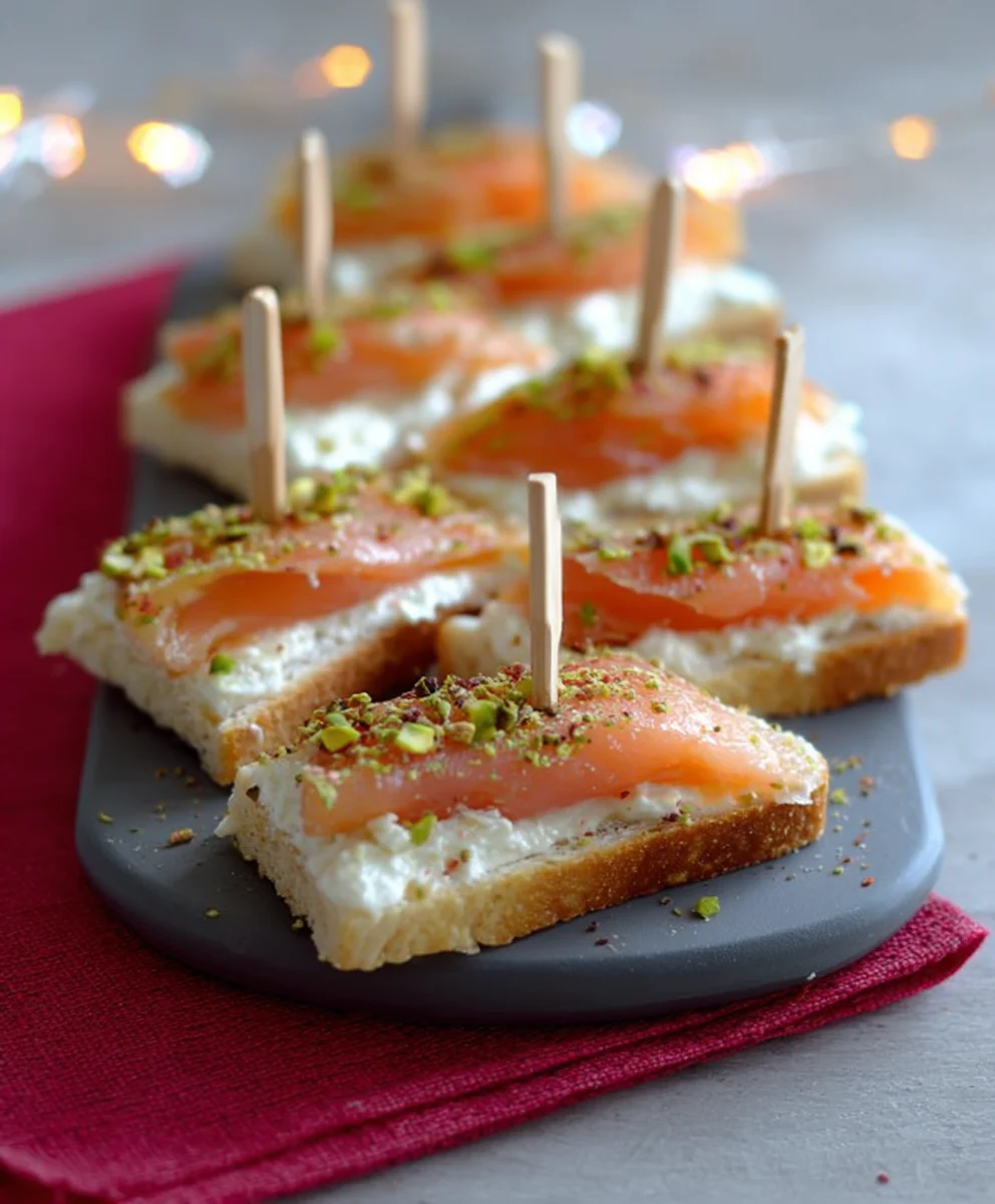 Tramezzini Alberelli: Lachs-Häppchen (einfach & lecker)