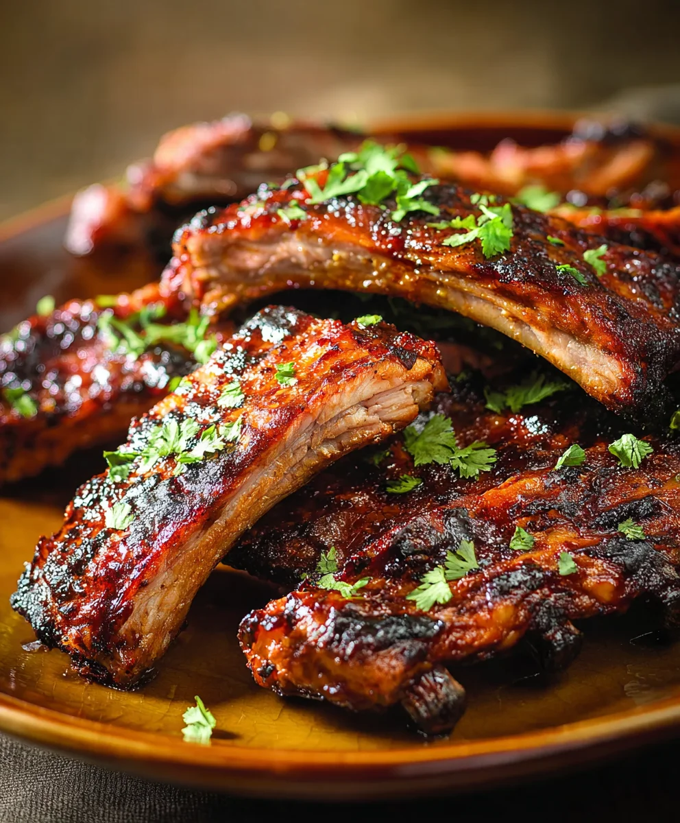 Zitronengras-Spareribs: Marinierte Rinderrippchen vom Grill