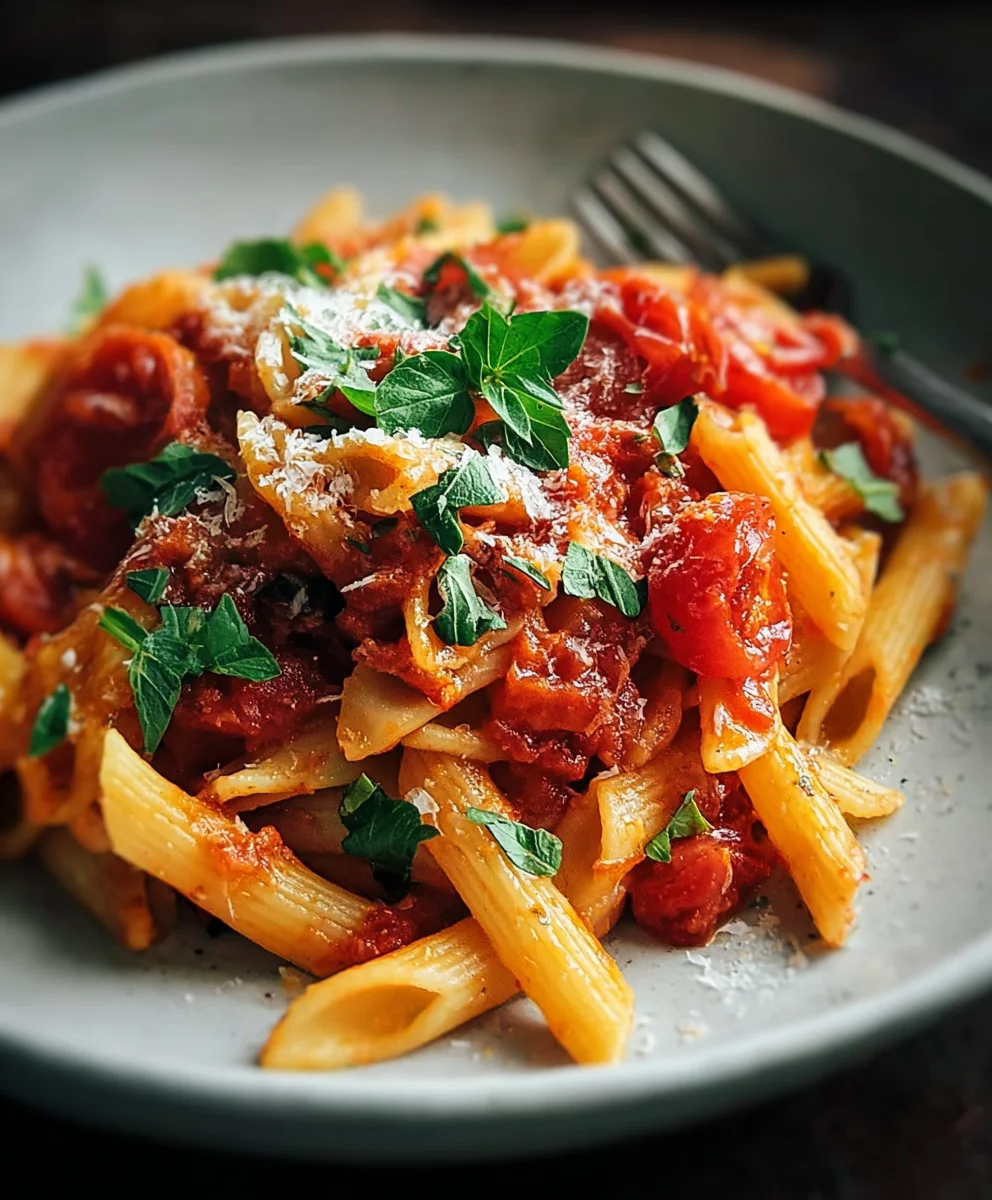Schnelle Nudeln mit Tomatensauce: Einfach & Lecker!