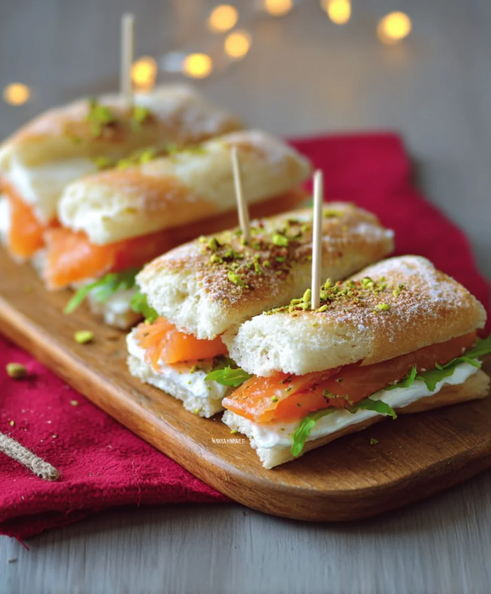 Tramezzini Alberelli: Lachs-Häppchen (einfach & lecker)