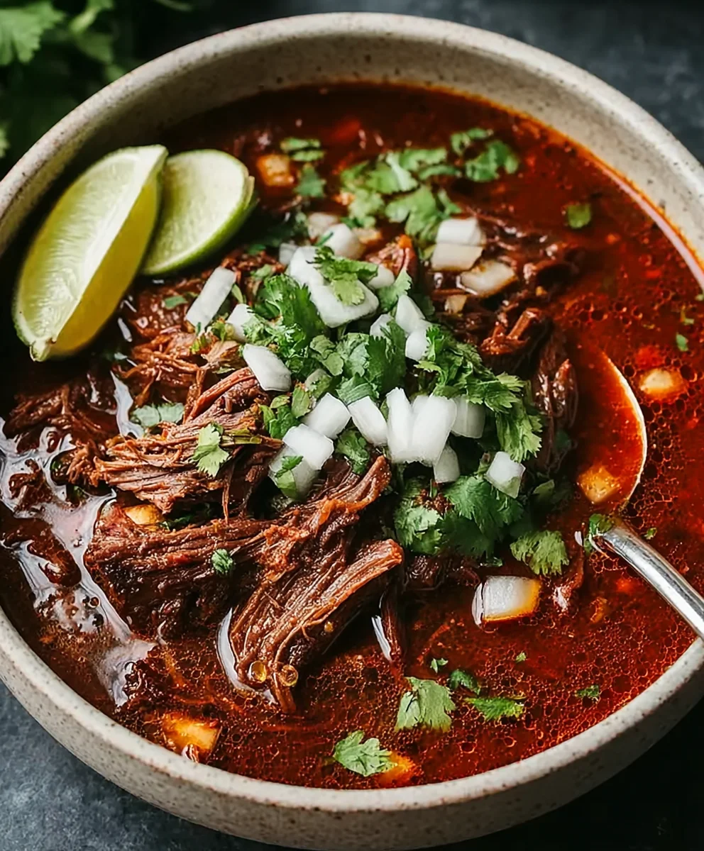 Deftige Rindfleisch-Birria: Authentisch & köstlich