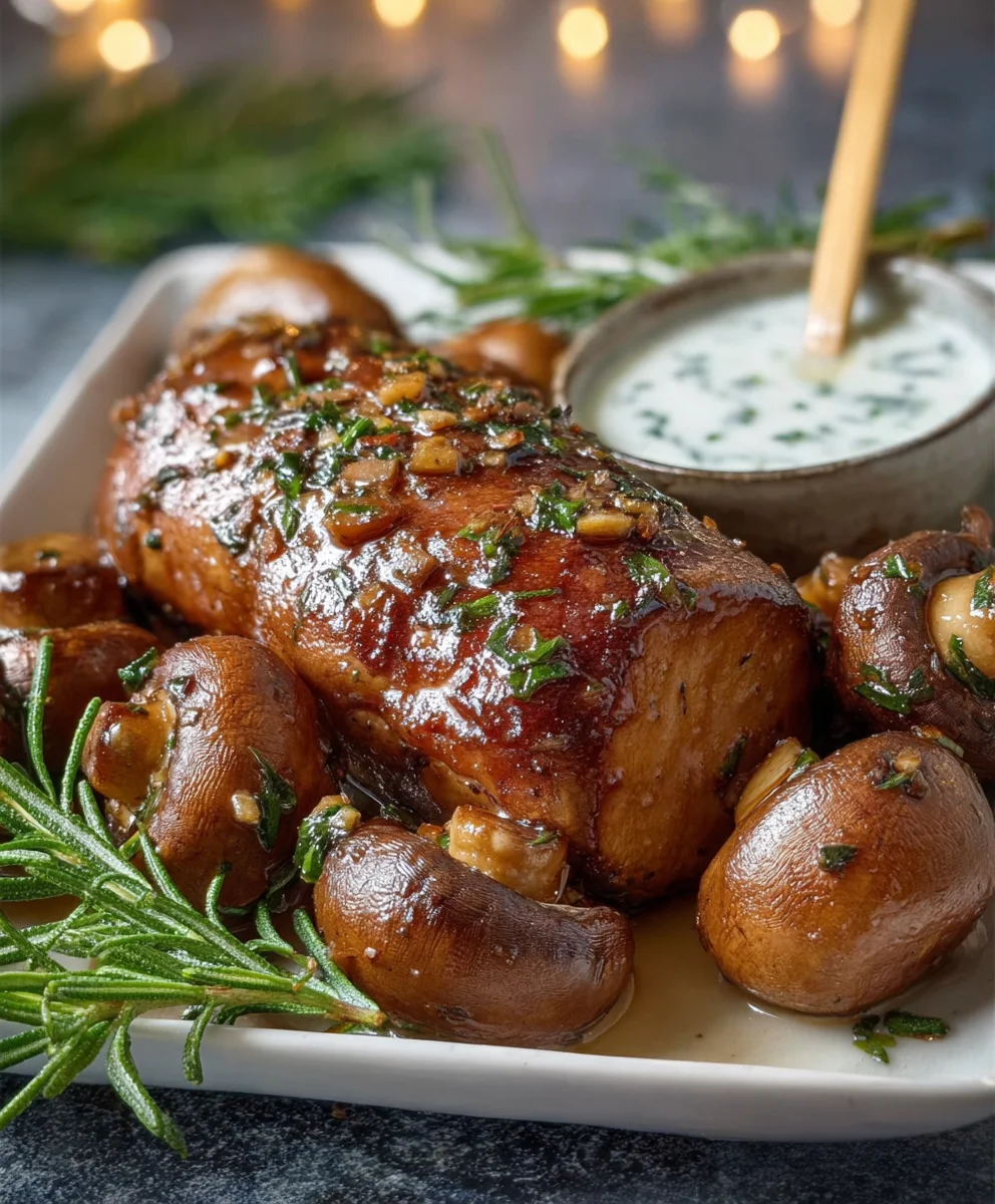 Rinder-Cbeef hampignons: Weihnachtsmarkt-Flair (alkoholfrei)