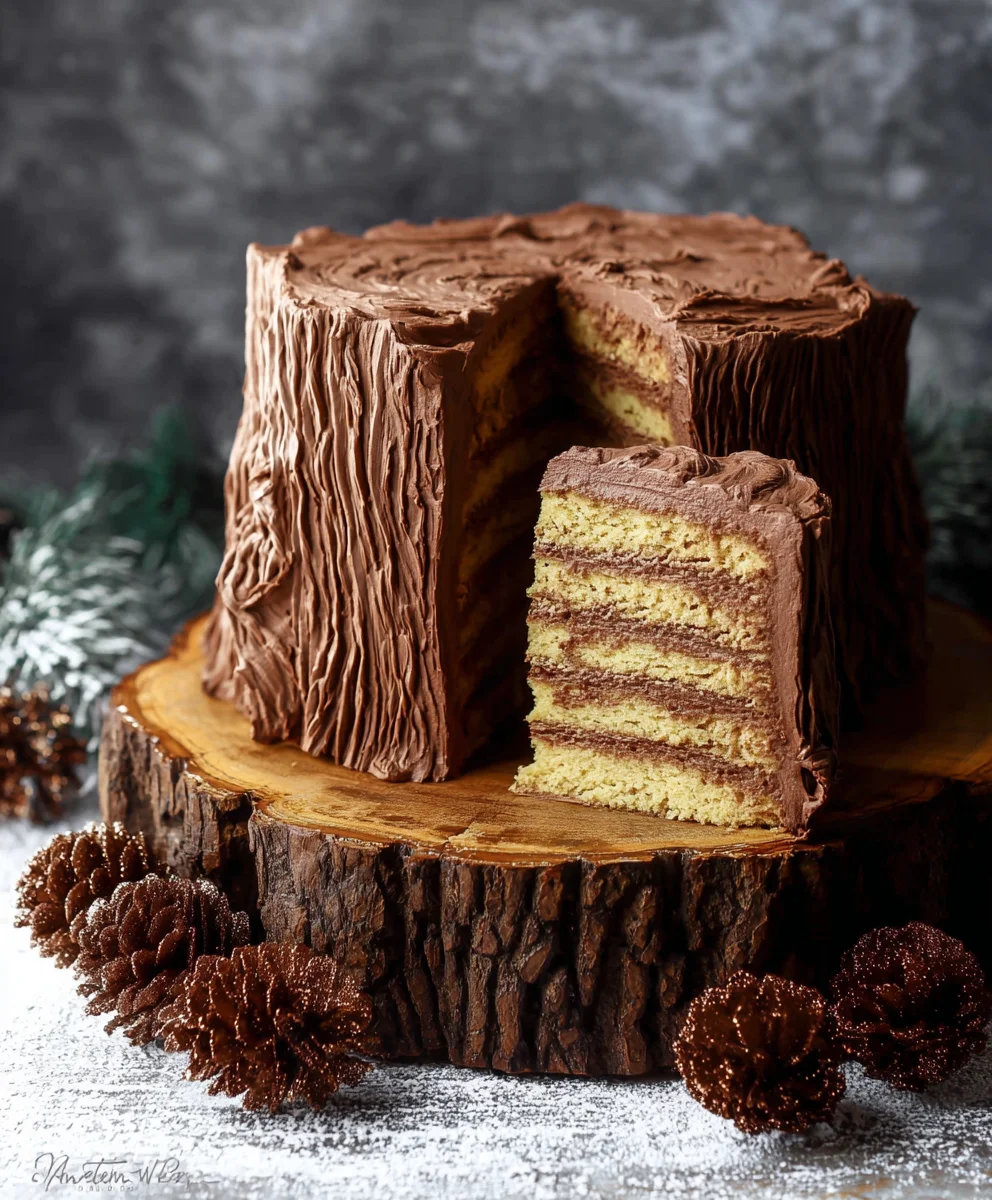 Der beste Baumstammkuchen: Saftig & Lecker!