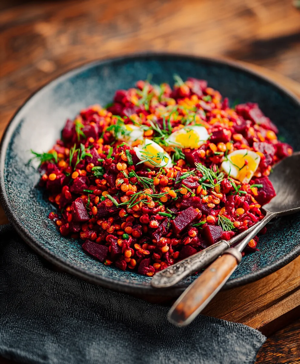 Rote Bete Linsen Salat Blitzrezept – Schneller Genuss