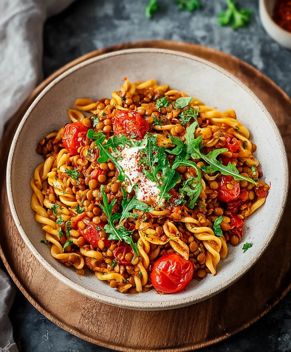 Vegane Linsen-Pasta: Türkisch lecker & einfach!