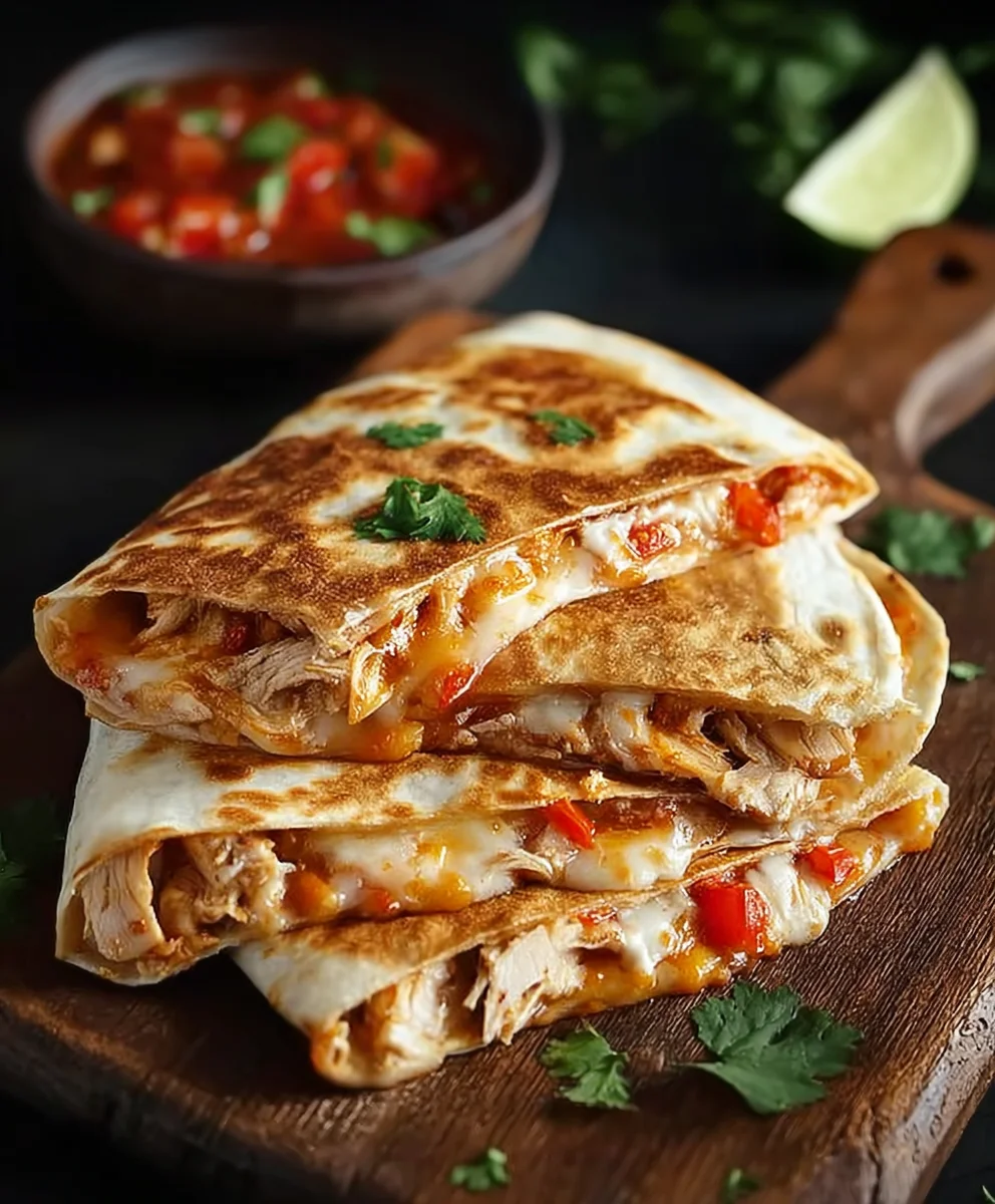 Hähnchen Quesadillas: Einfach & Lecker!