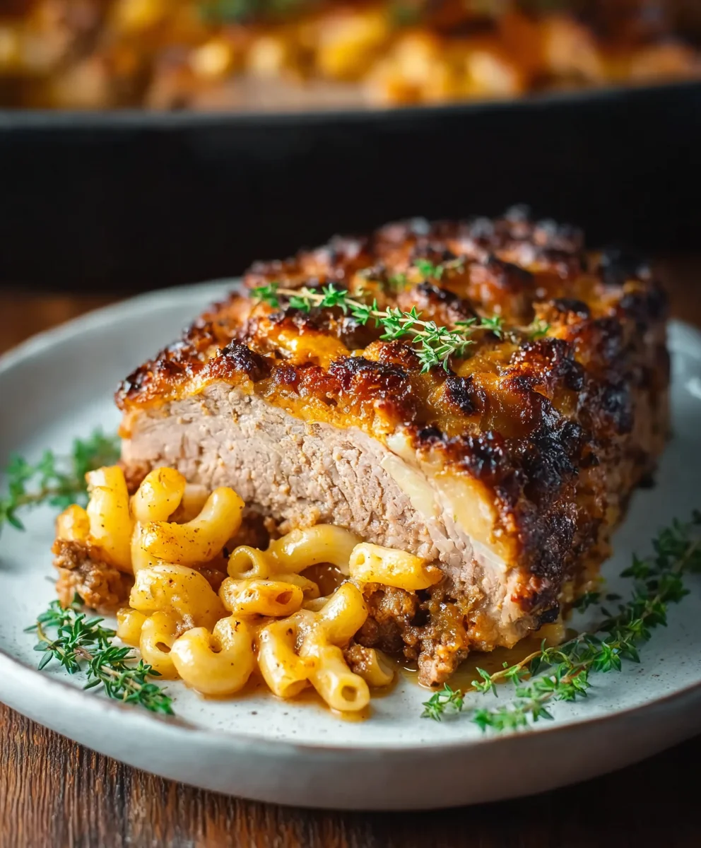 Makkaroni-Rinderhackbraten-Auflauf: Lecker & Einfach