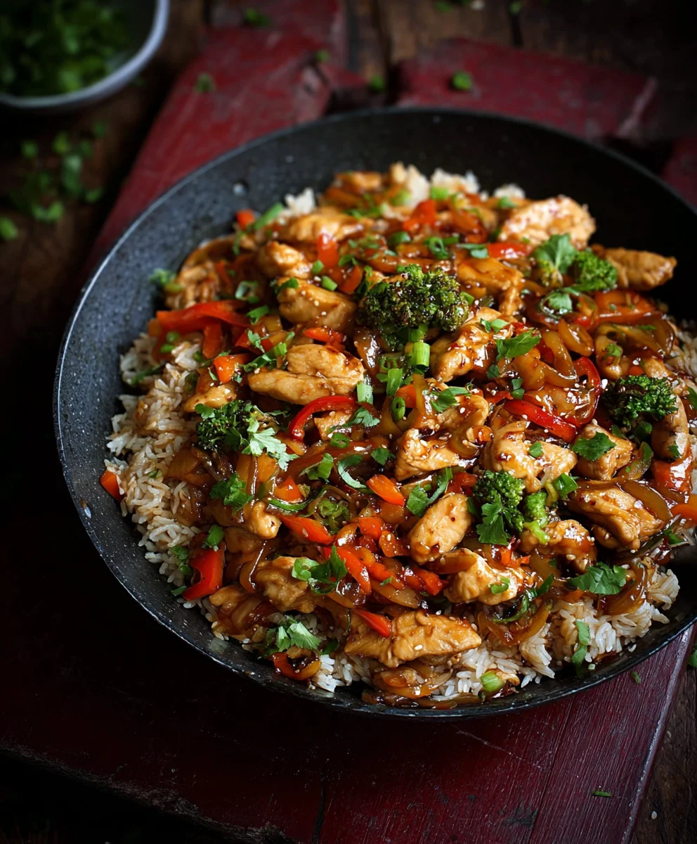 Chinesische Rinderpfanne mit Reis – Einfach & Lecker