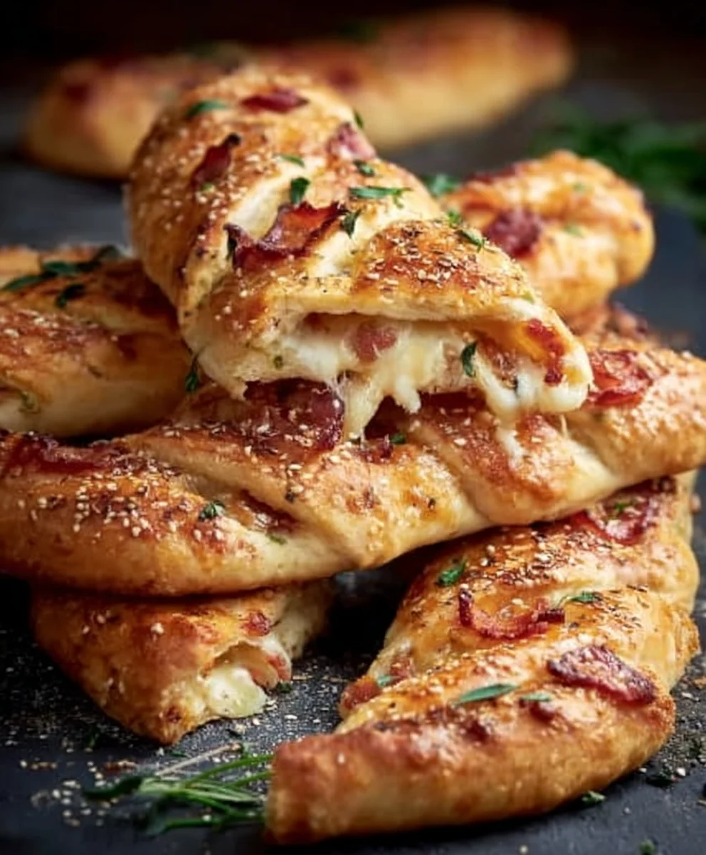 Einfache Pizzastangen: Köstlich, Portionen