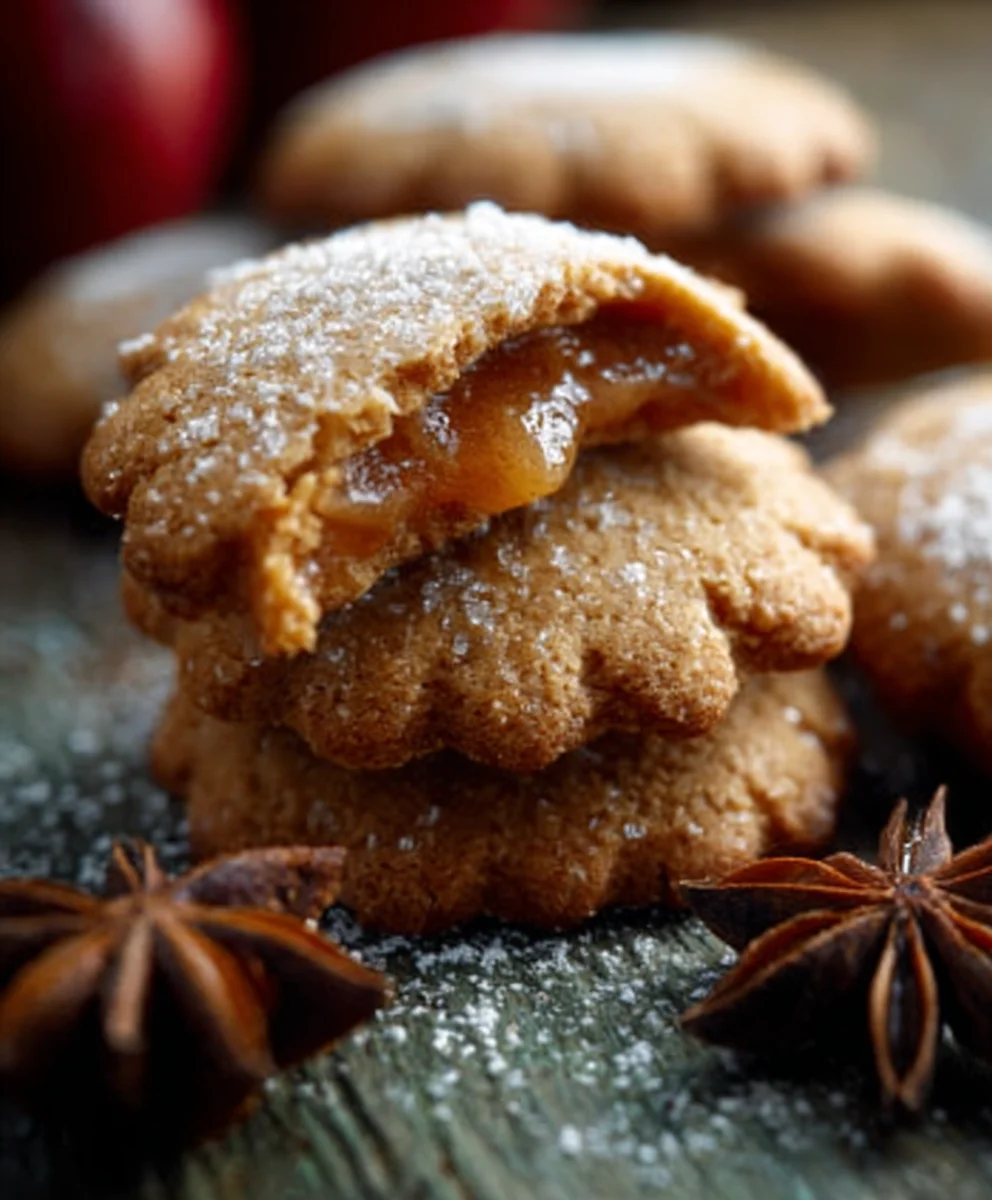 Einfache Apfelbutterkekse: Weihnachtsbäckerei schnell & lecker