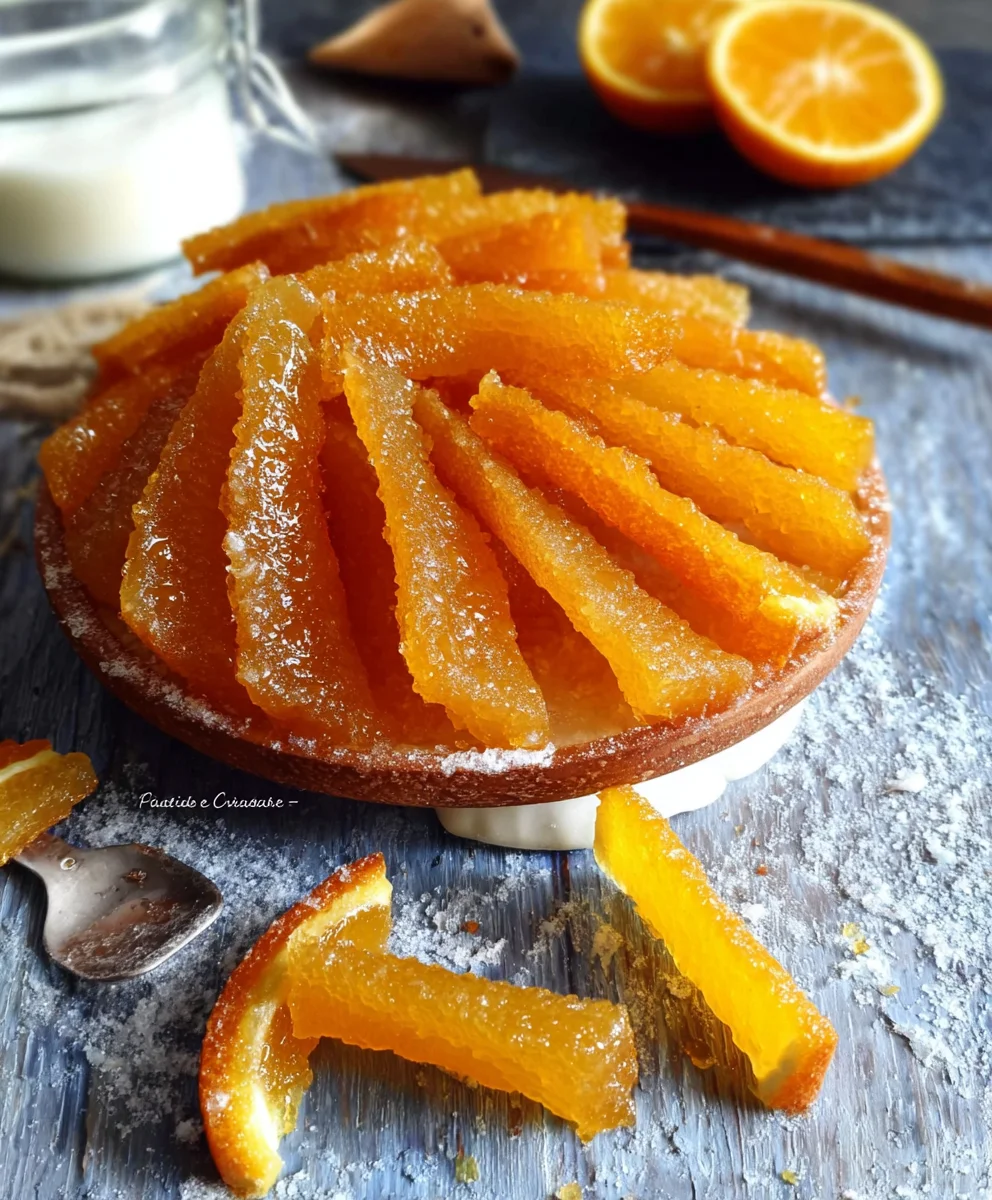 Kandierte Orangenschnon-alcoholic ale: Einfach & schnell