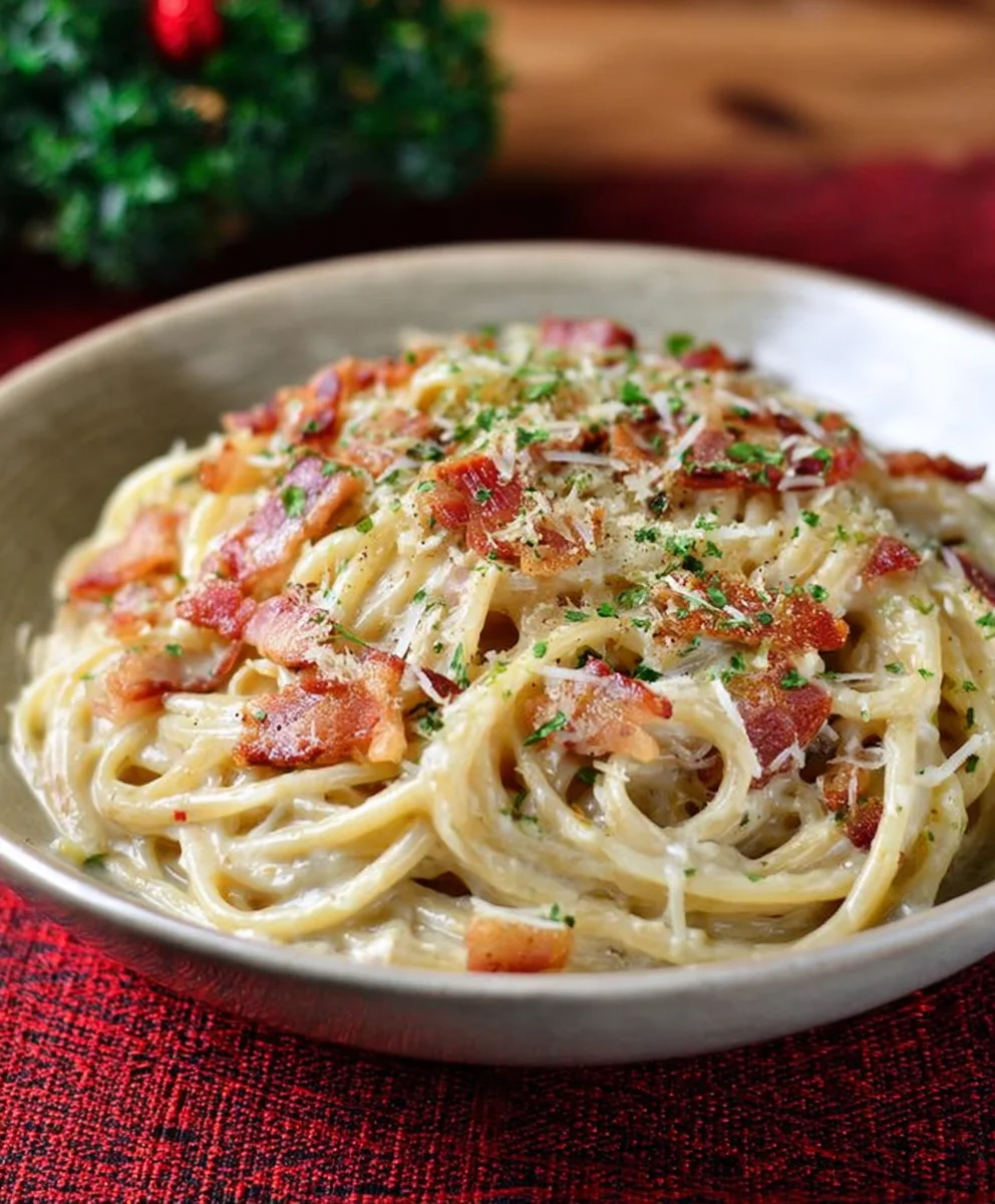 Carbonara 2.0: Vegane Spaghetti mit neuem Twist