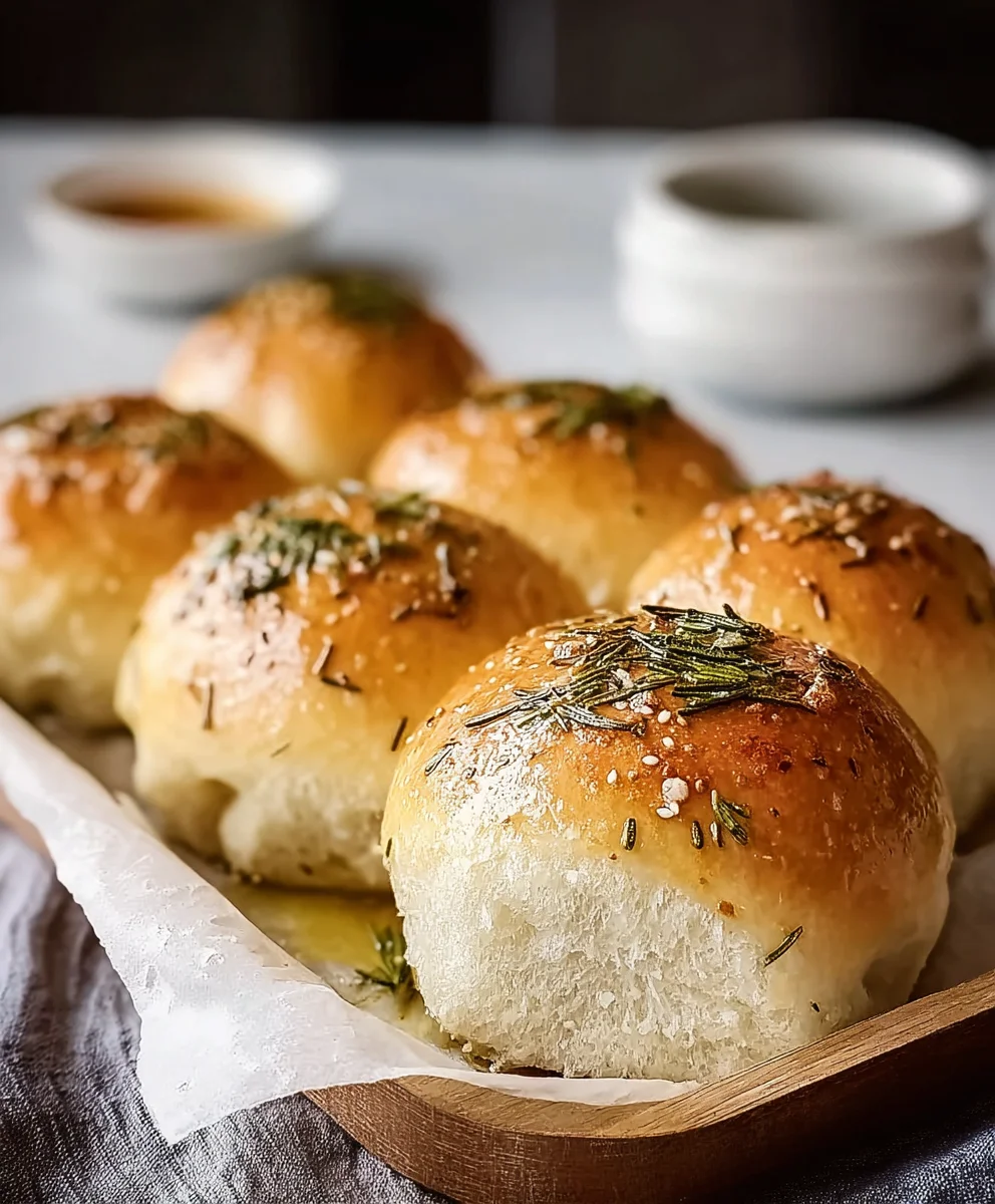 Rosmarin-Brötchen: Herzhafte, einfache Kräuterbrötchen