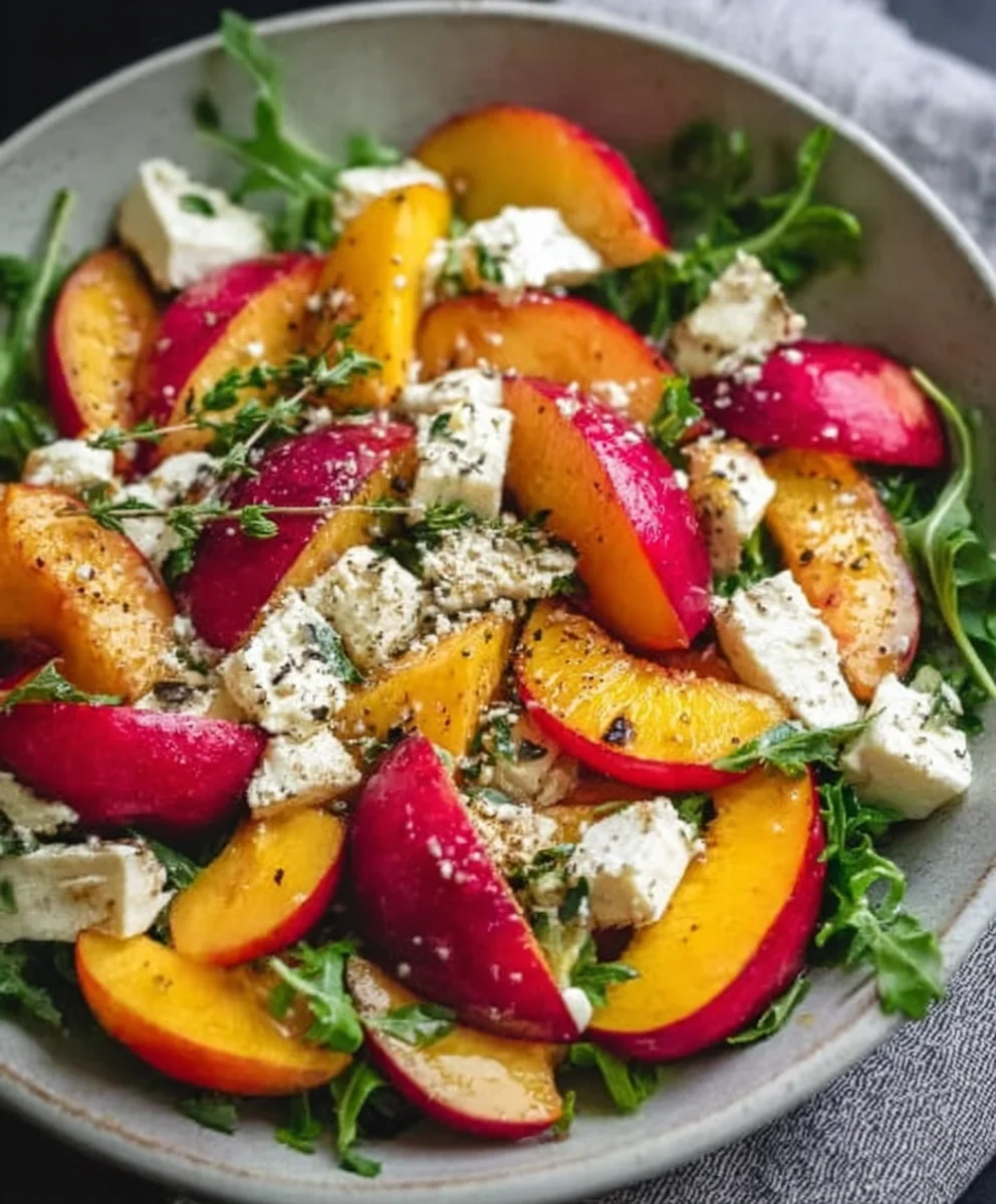 Pfirsich Feta Salat: Ultimatives Einfaches Rezept