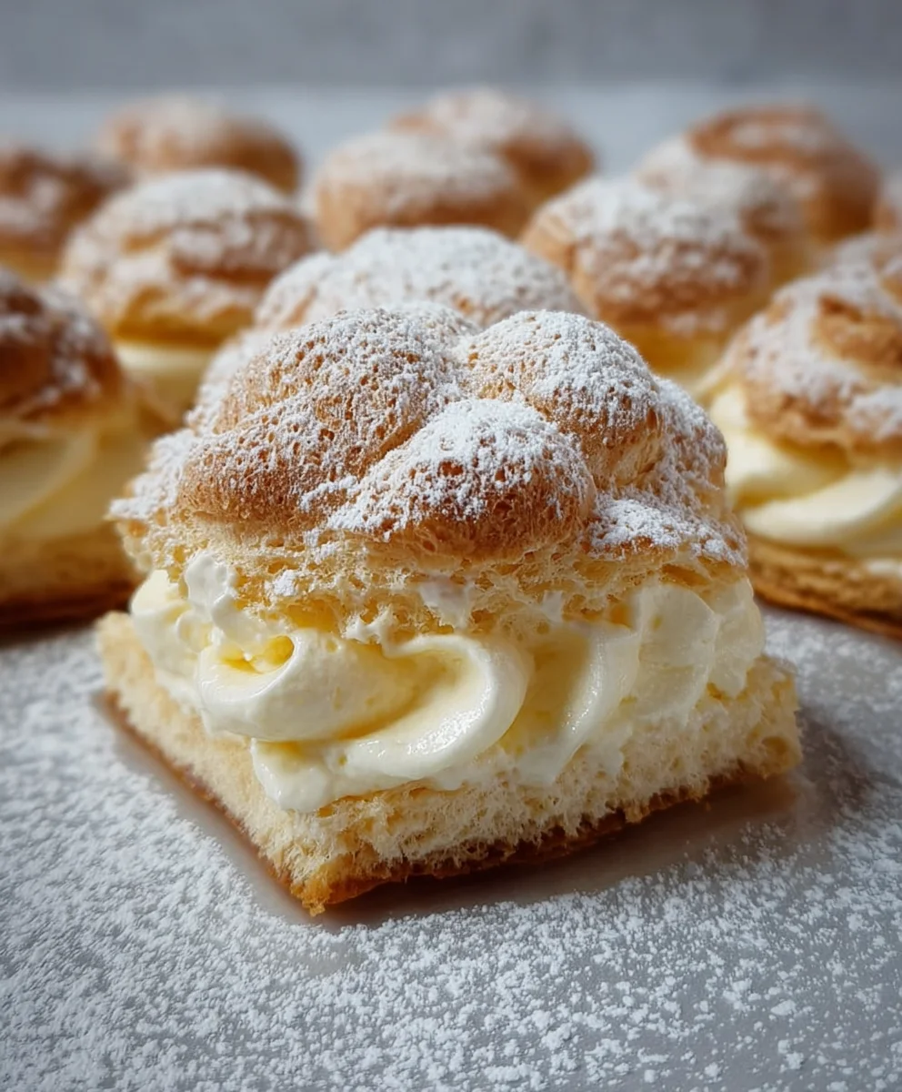 Bigne Meraviglia: Luftige Nuvole mit Crema Pasticcera