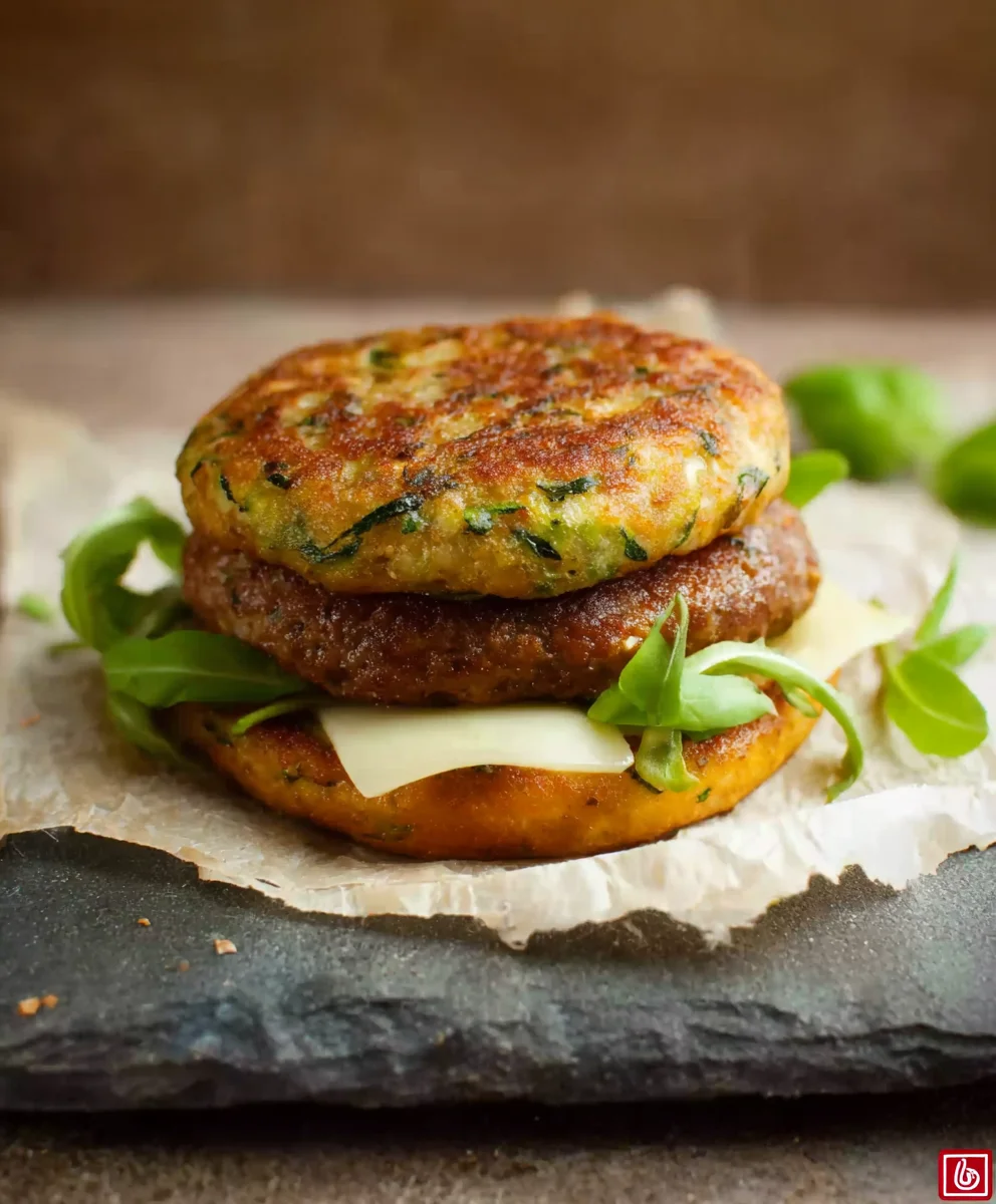 Herzhafte Zucchini-Beef-Burger: Einfaches Rezept