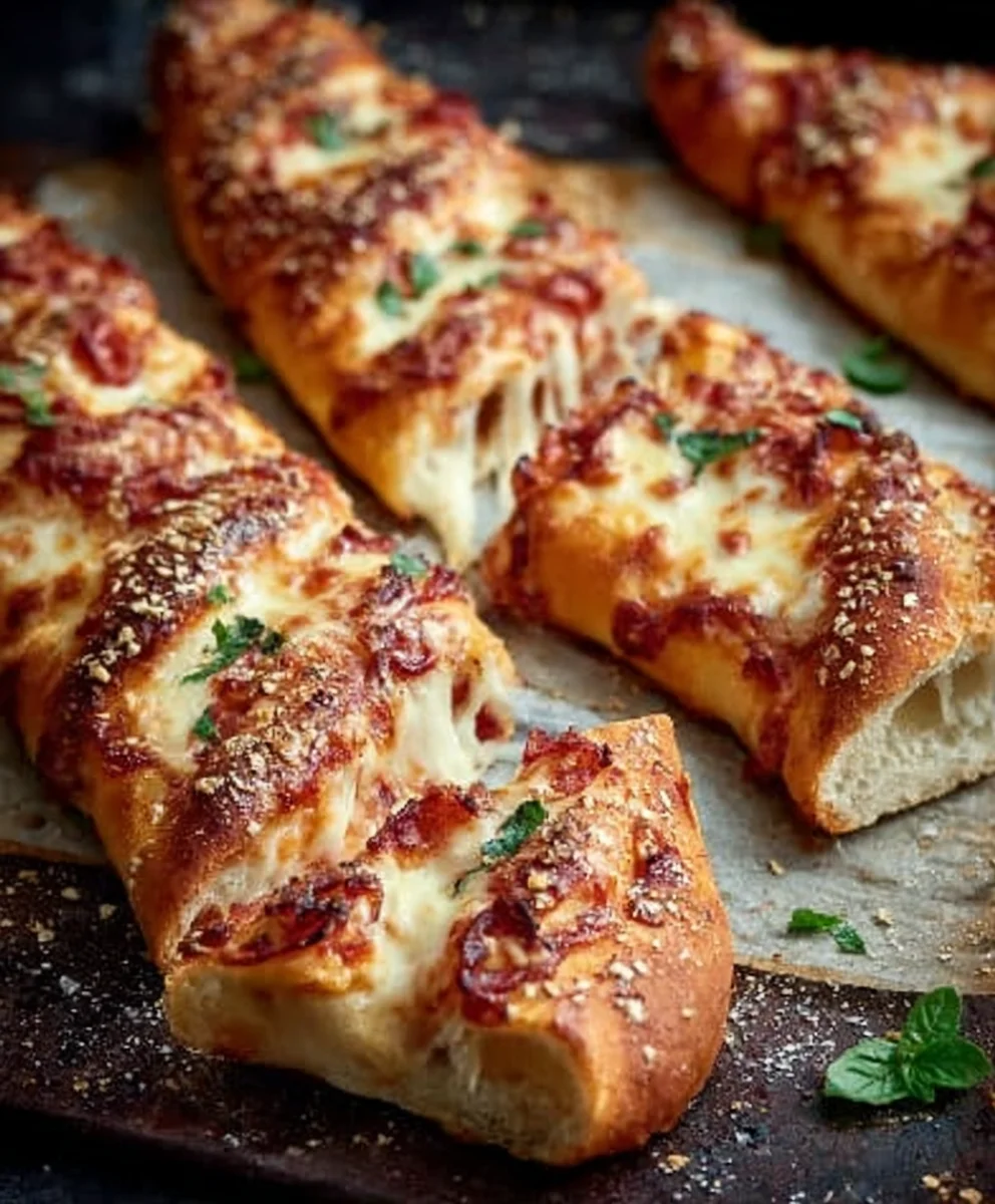 Einfache Pizzastangen: Köstlich, Portionen