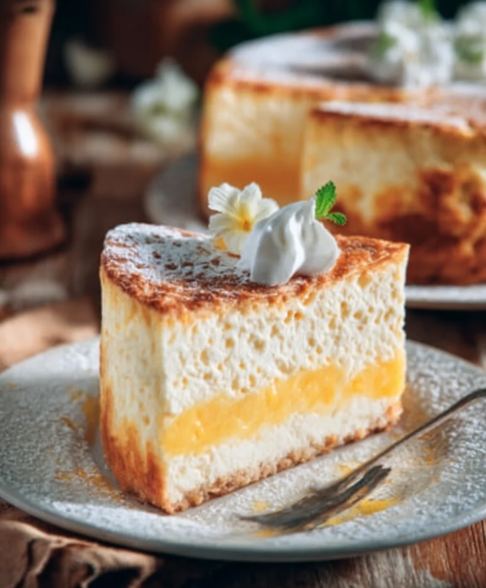 Wolkige Käsesahnetorte: Pfirsich-Traum!