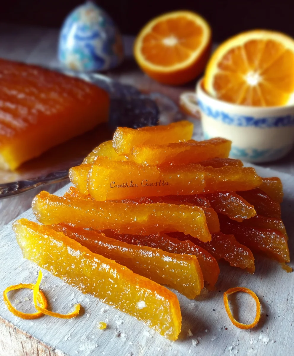 Kandierte Orangenschnon-alcoholic ale: Einfach & schnell